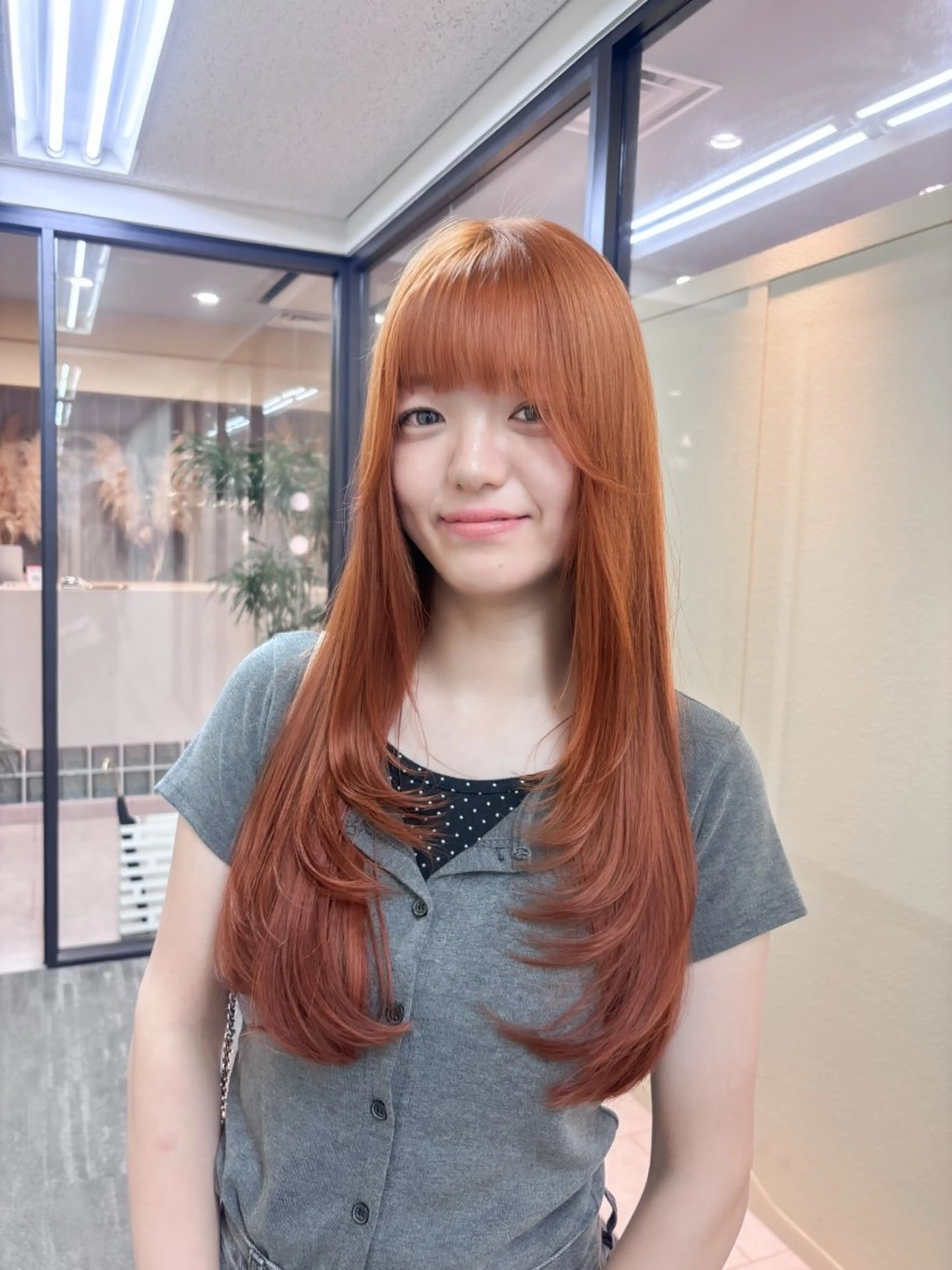 ロング カラー カット ヘアカラー SABO栄店所属・SABO /透明感カラー/美髪のヘアスタイル