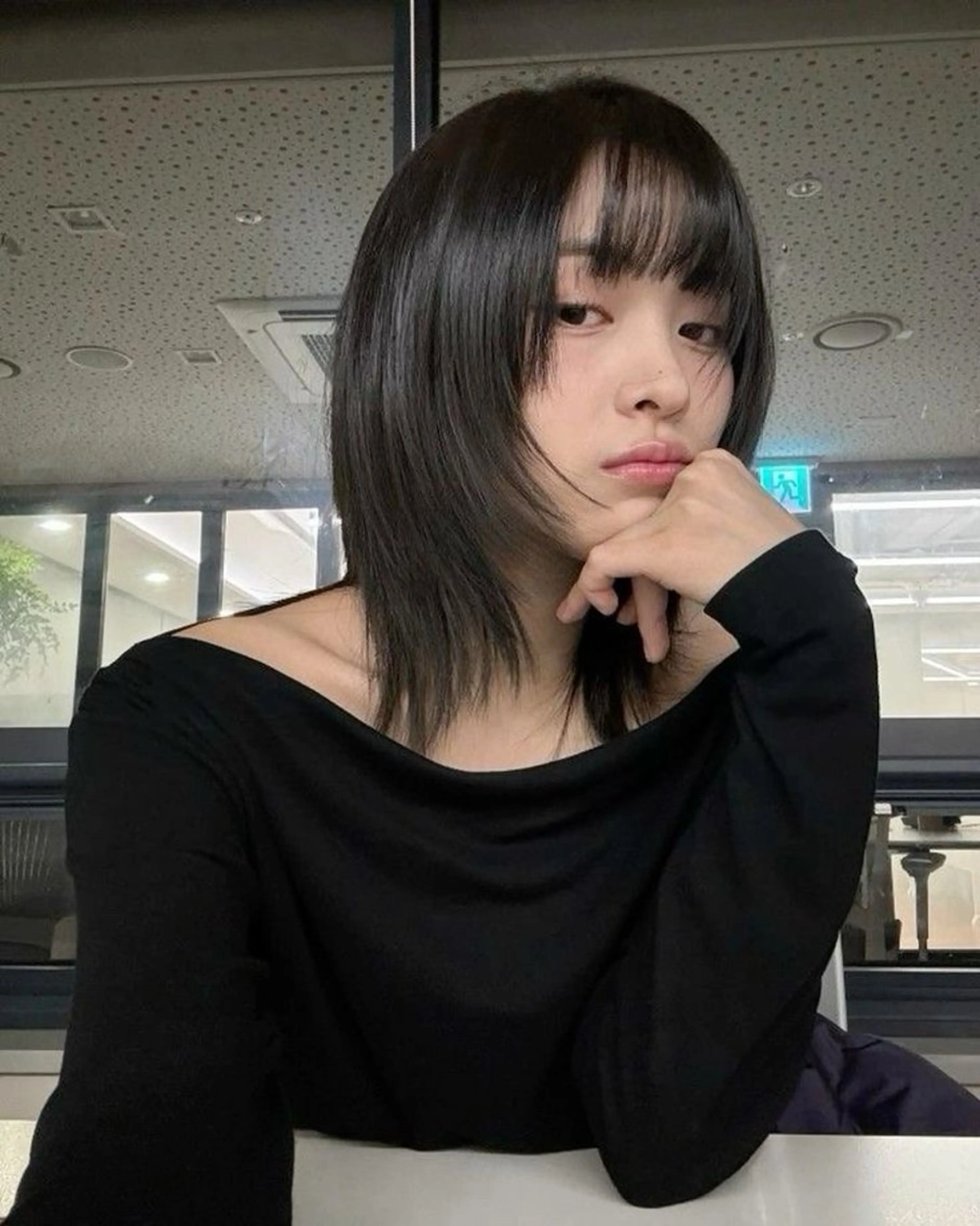 ミディアム YUUKI/ウルフ .ボブパーマのヘアスタイル