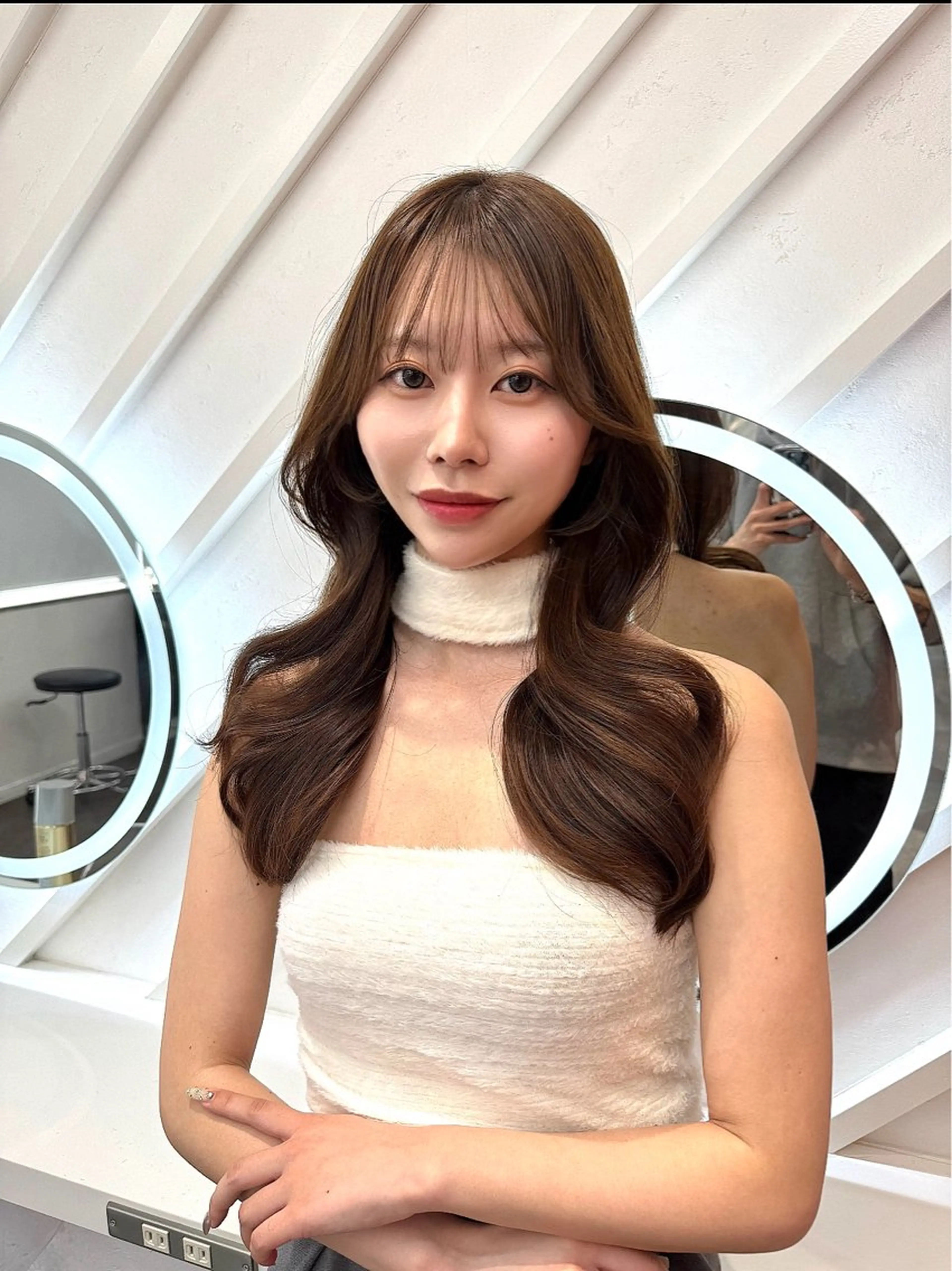 ショート カラー 莉乃/縮毛矯正/髪質 改善/艶カラーのヘアスタイル