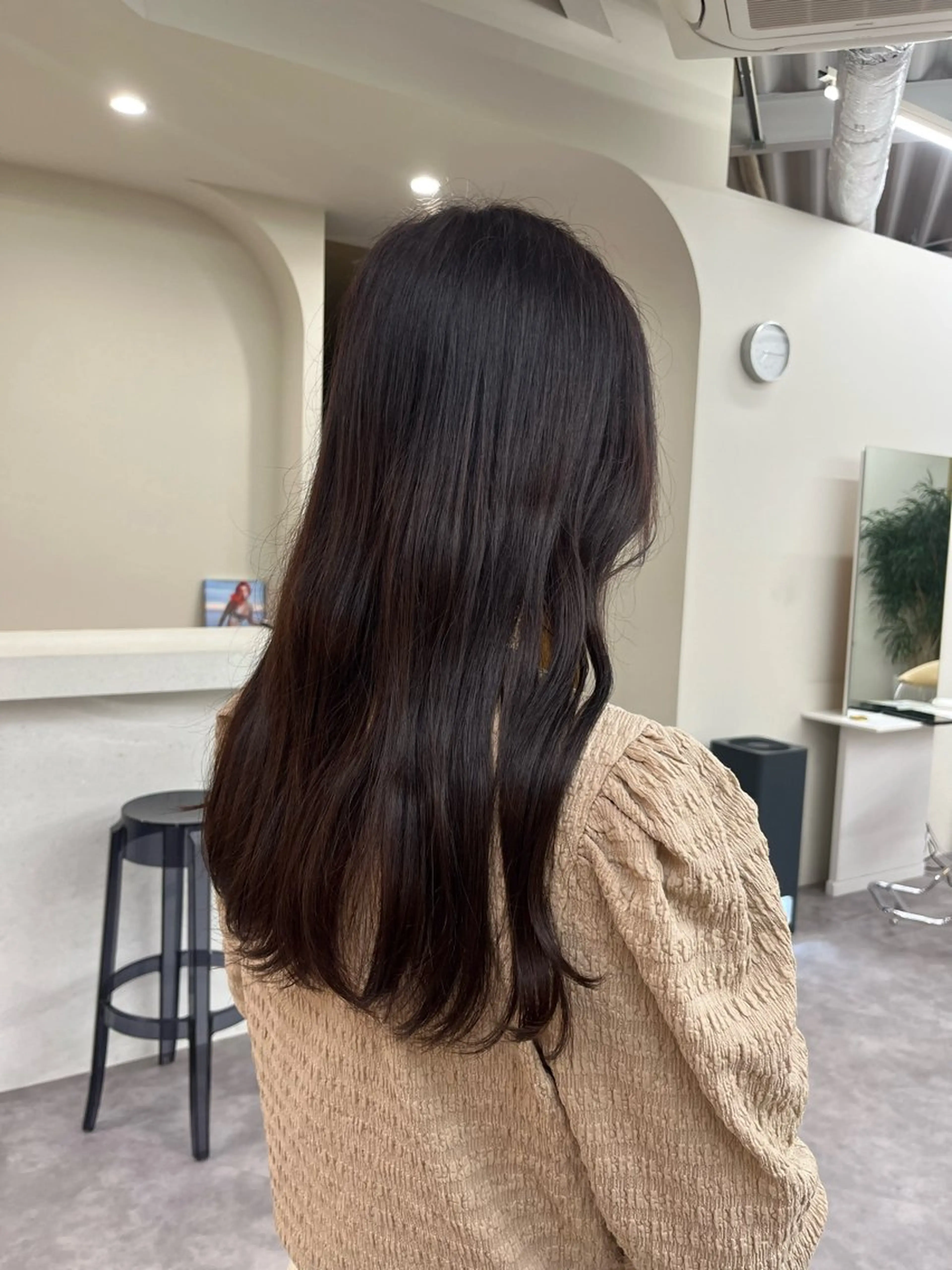 ロング カラー ブラウンカラー ピンクカラー 透明感カラー🌼 沙奈のヘアスタイル