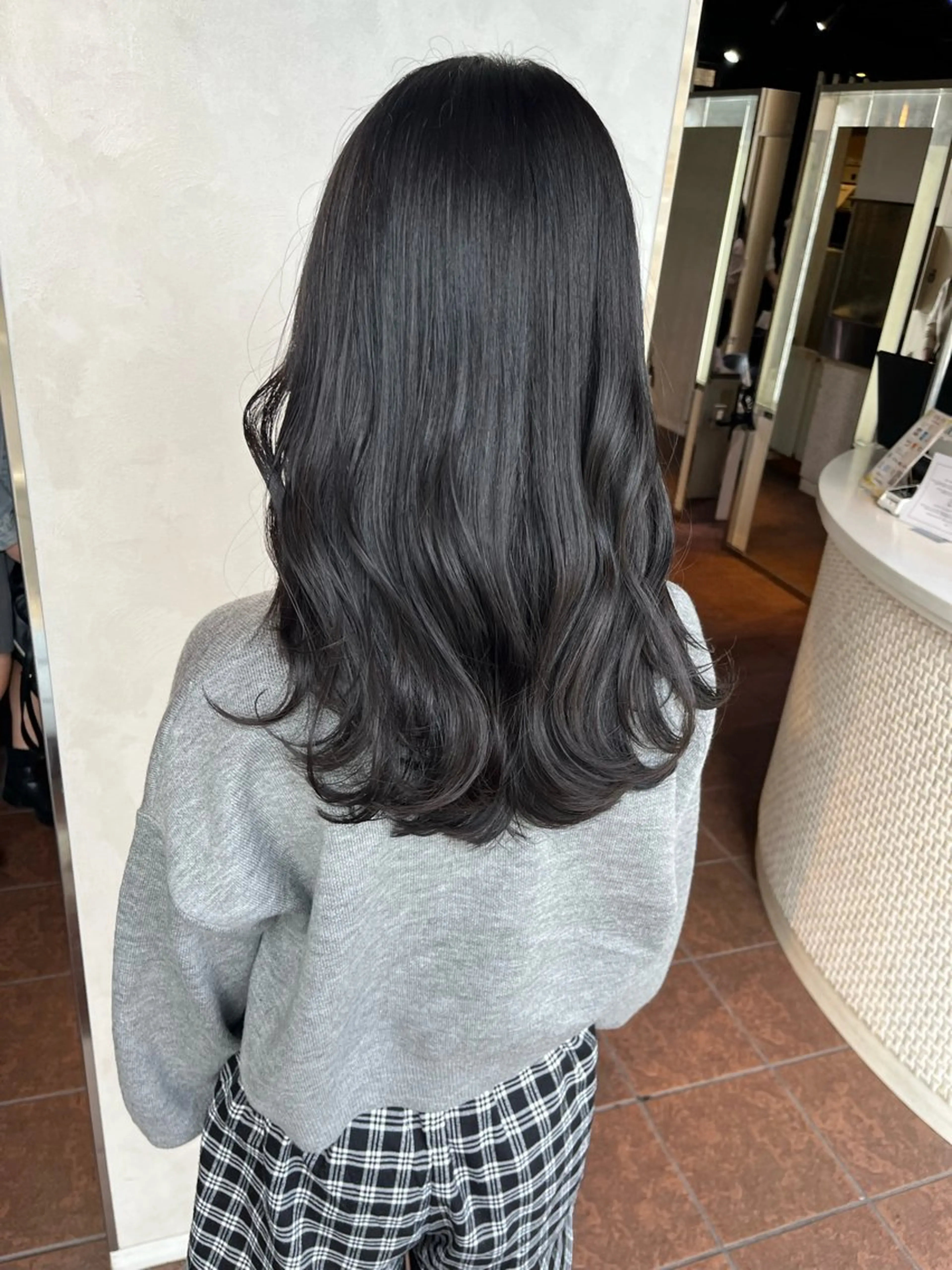 ロング カラー 透明感カラー カット ヘアカラー 山田 知佳のヘアスタイル