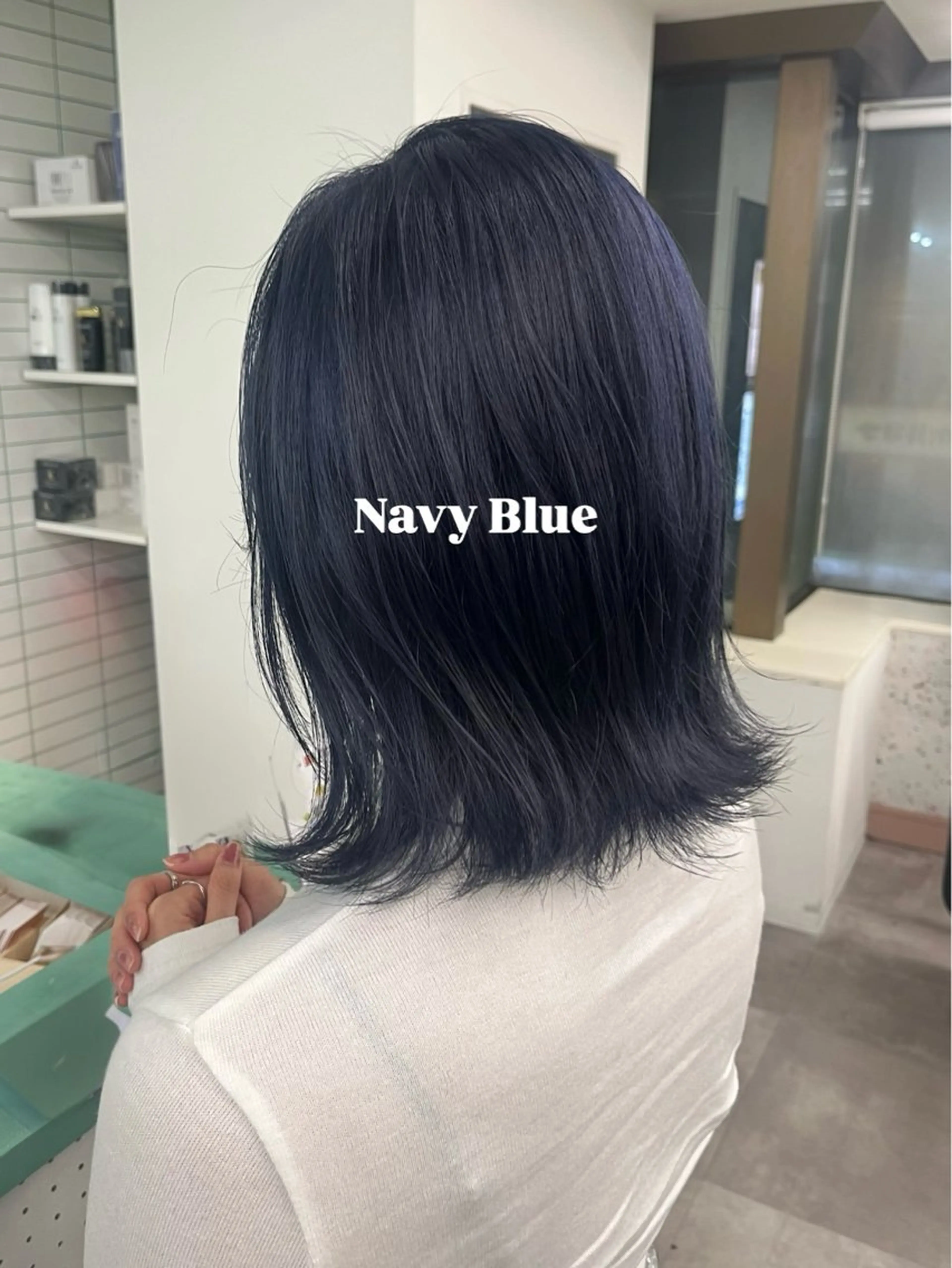 ミディアム カット ヘアカラー トリートメント Miyu🌊/海外 風ハイライトのヘアスタイル