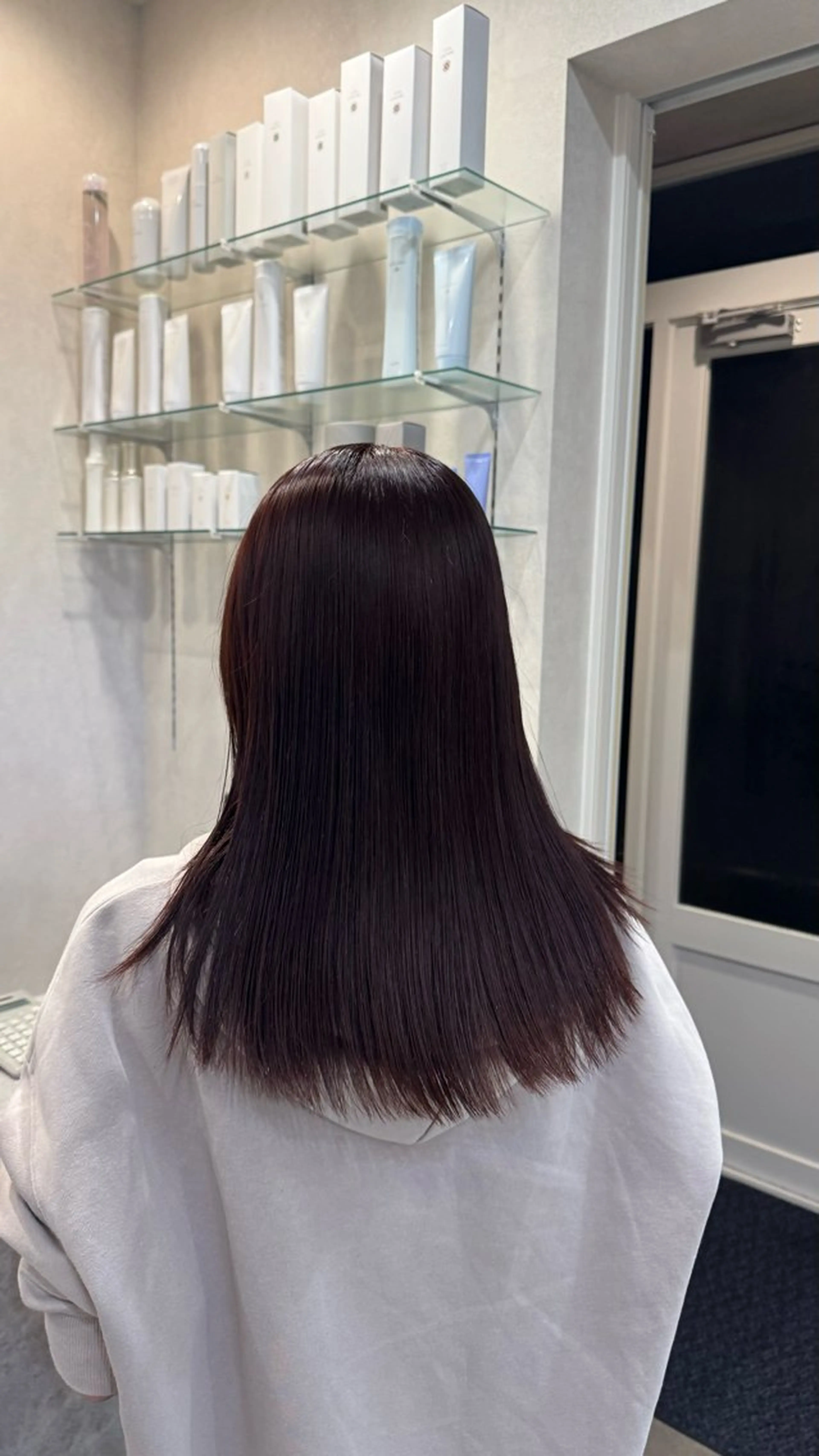 ロング カラー 清水 菜々子のヘアスタイル