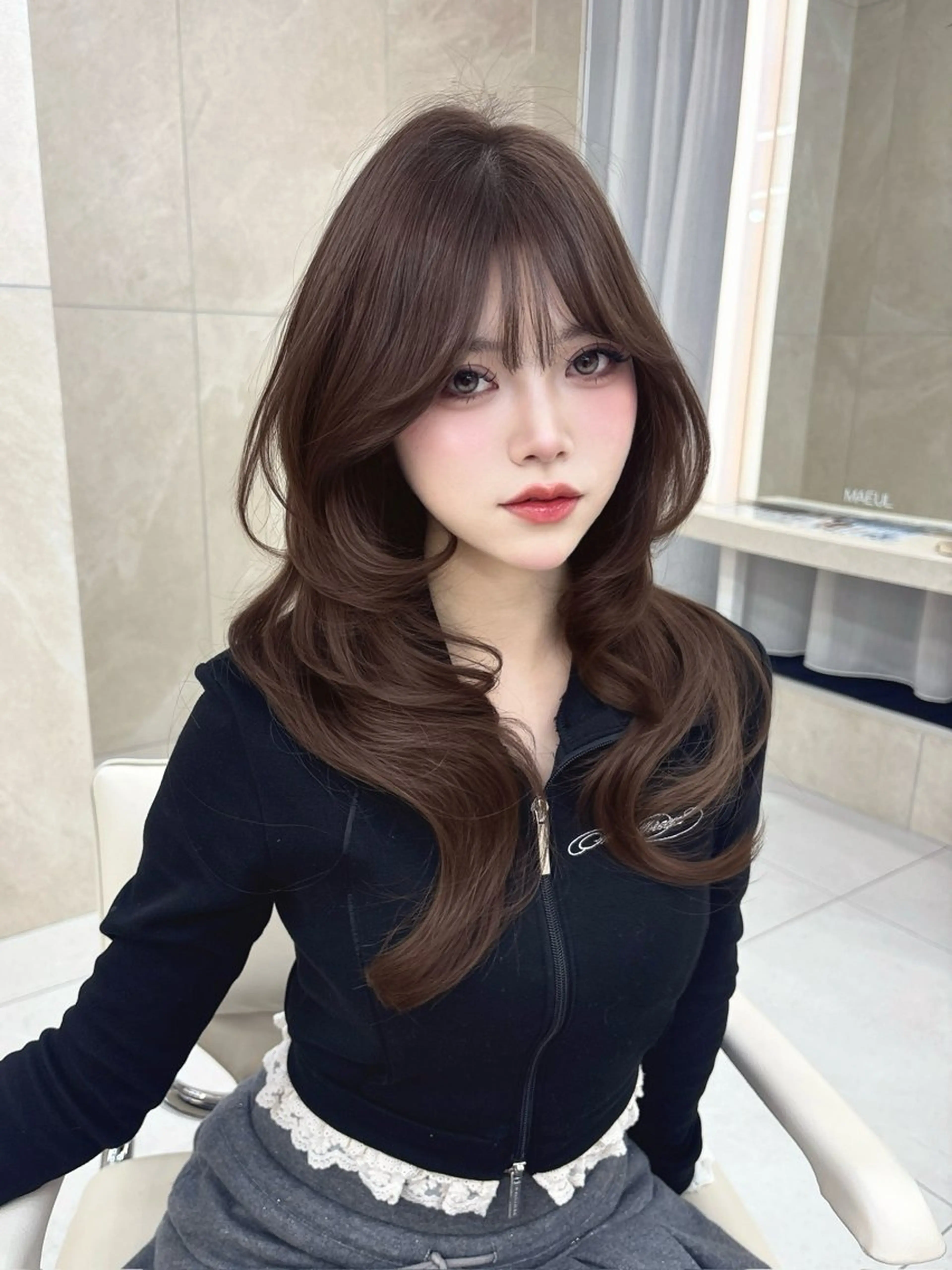 ロング カラー kaho /レイヤーカットのヘアスタイル