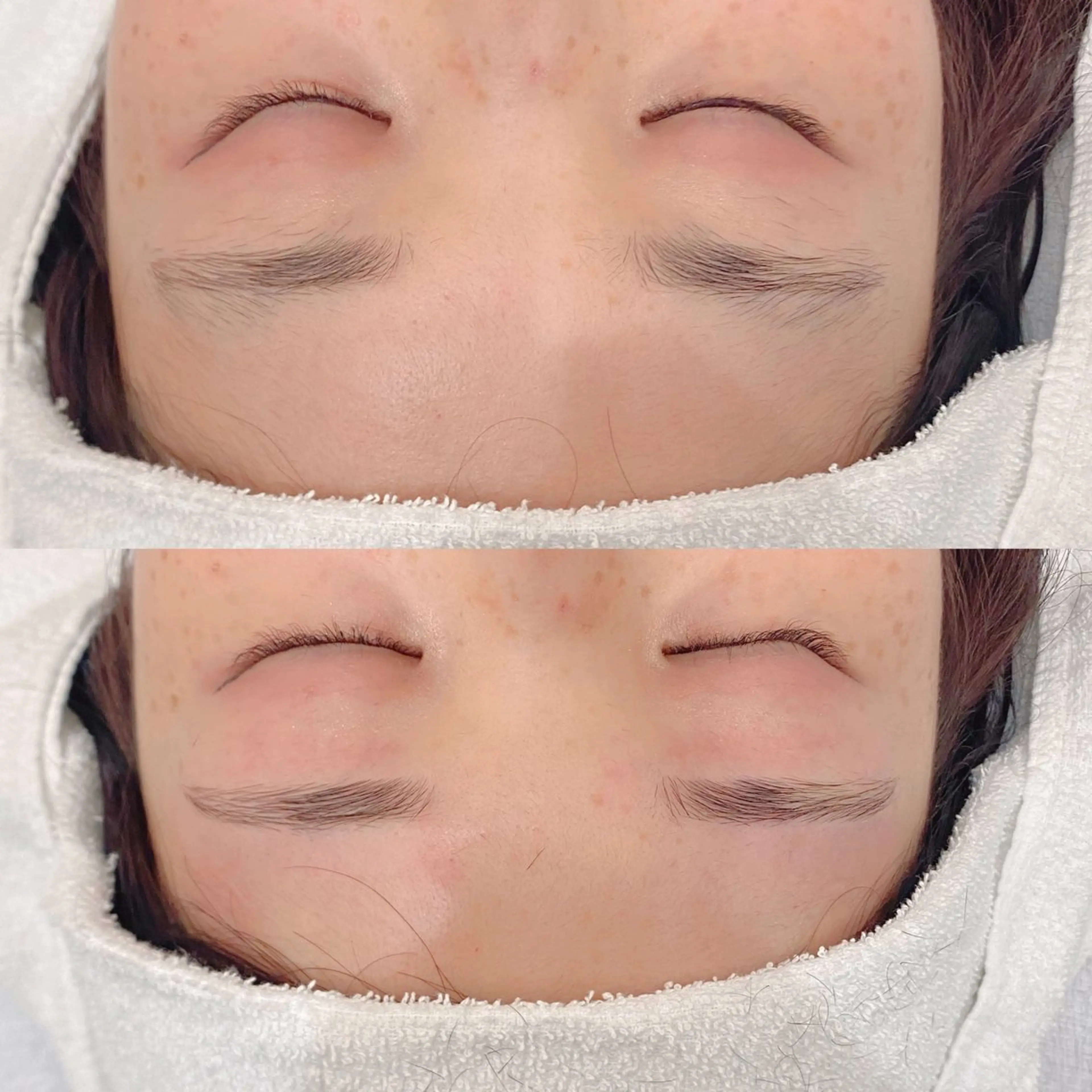 アイブロウ ワックス脱毛 眉カット PROGRESS あかり❤️‍🔥のマツエク・マツパデザイン