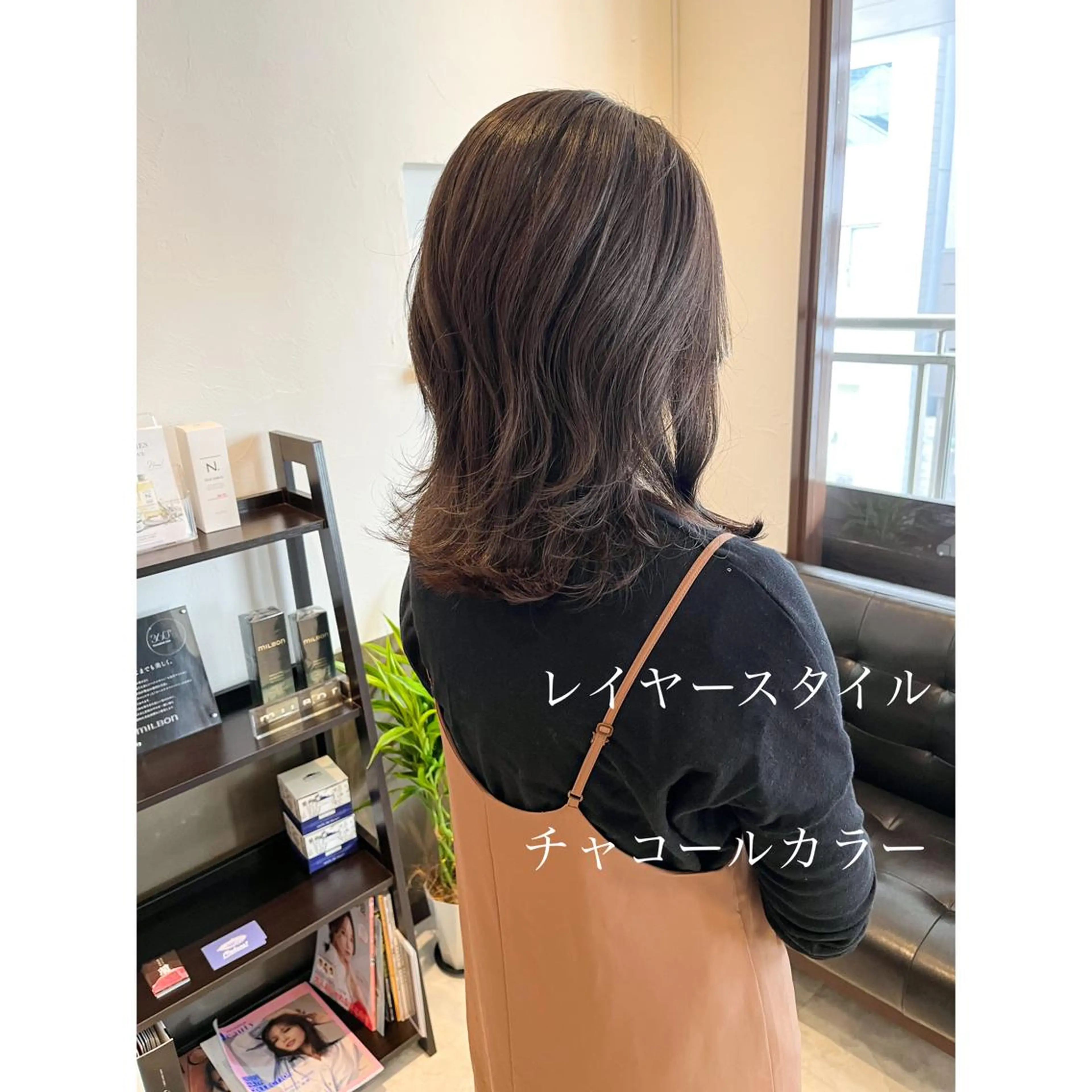 ミディアム カラー 坂井田 浩樹のヘアスタイル