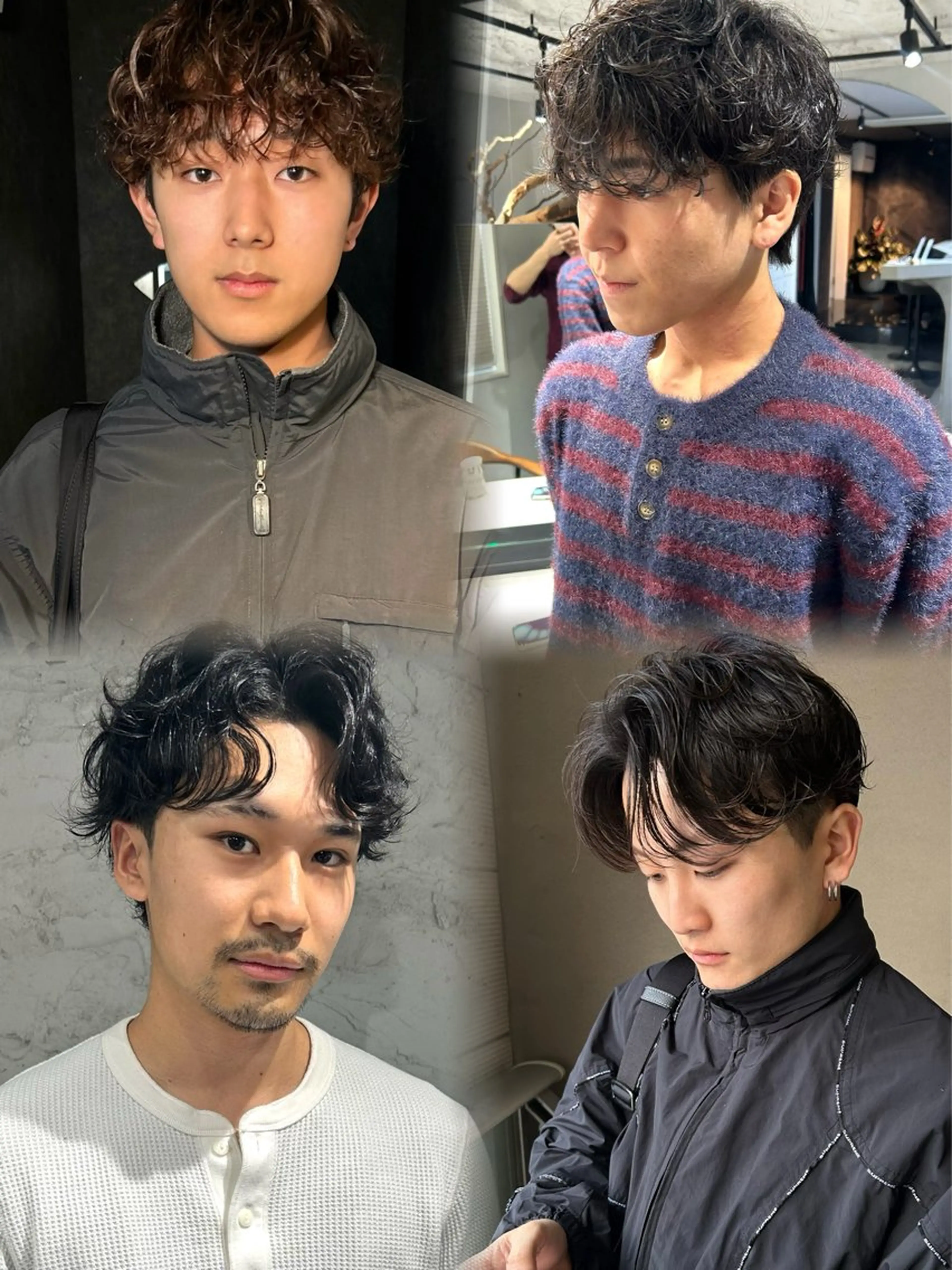 メンズ センターパート メンズ韓国風 マッシュ メンズパーマ 刈り上げ カット パーマ トリートメント 船橋/パーマ/メンズ キチ/RITSU🪡のヘアスタイル