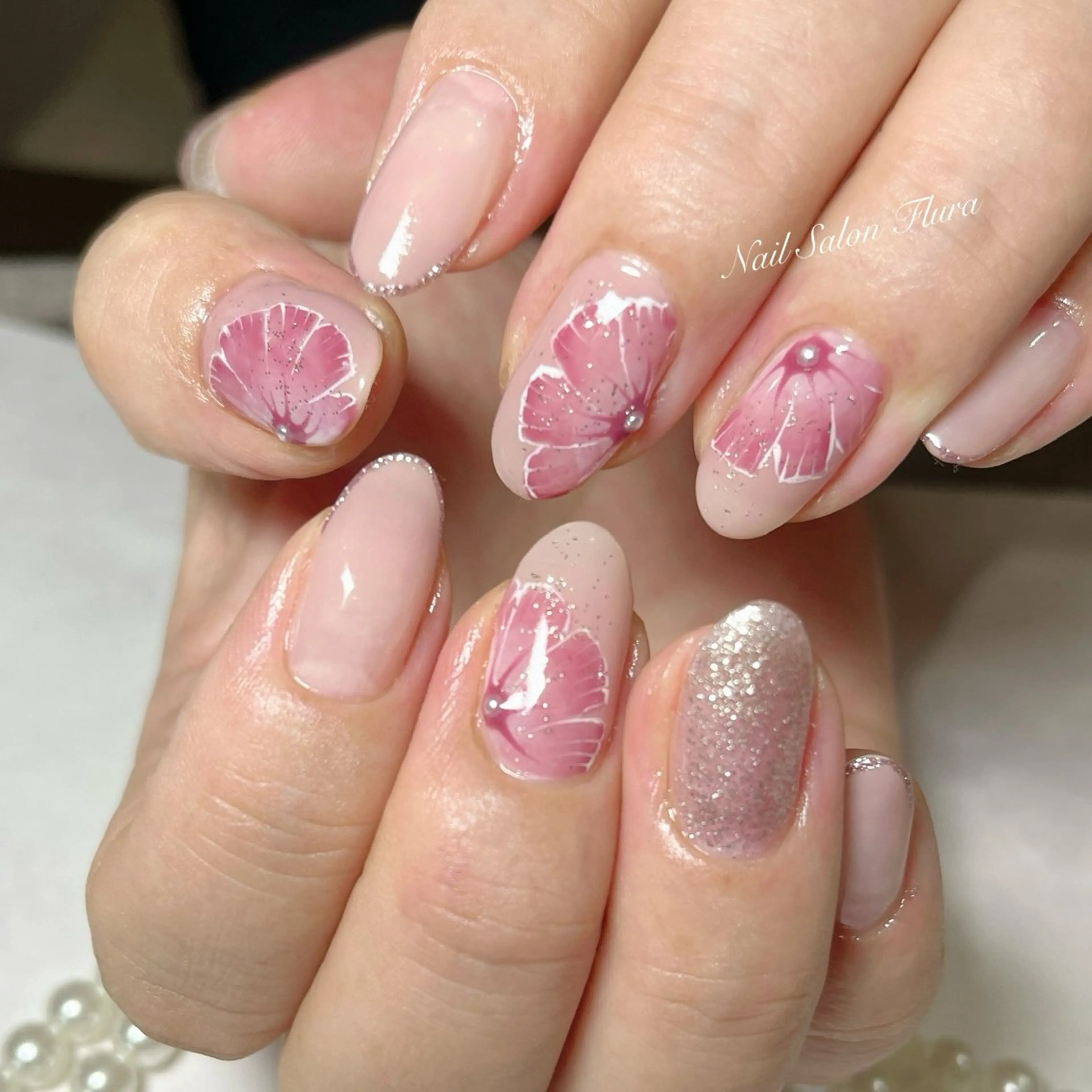 ネイル フラワーネイル NAILSALON Flura所属・NailSalon Fluraのネイルデザイン