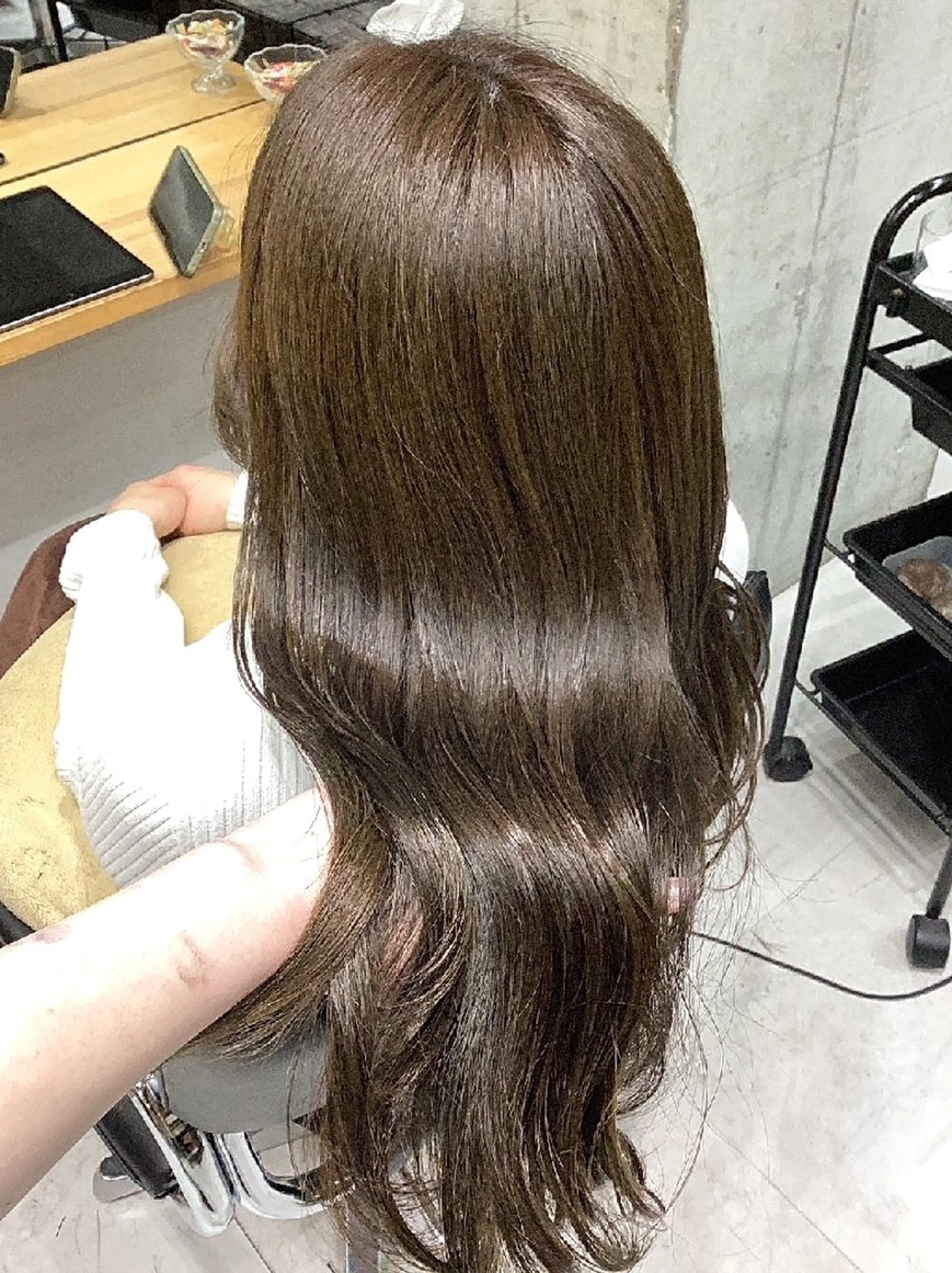 ロング カラー カット ヘアカラー トリートメント ヘアアレンジ/柔らか 艶カラー/AKARIのヘアスタイル