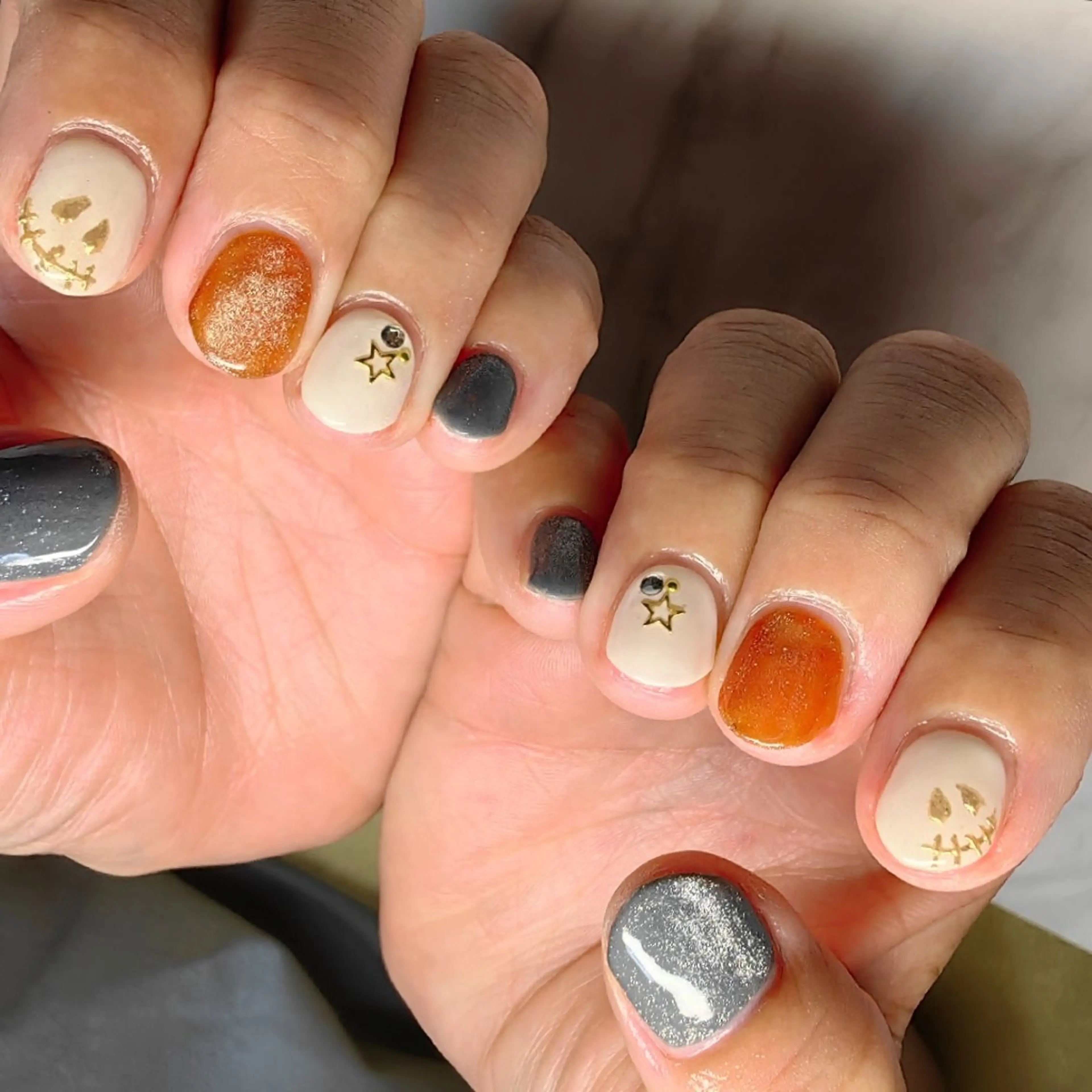 ネイル ハロウィン ハンドネイル reve あやののネイルデザイン