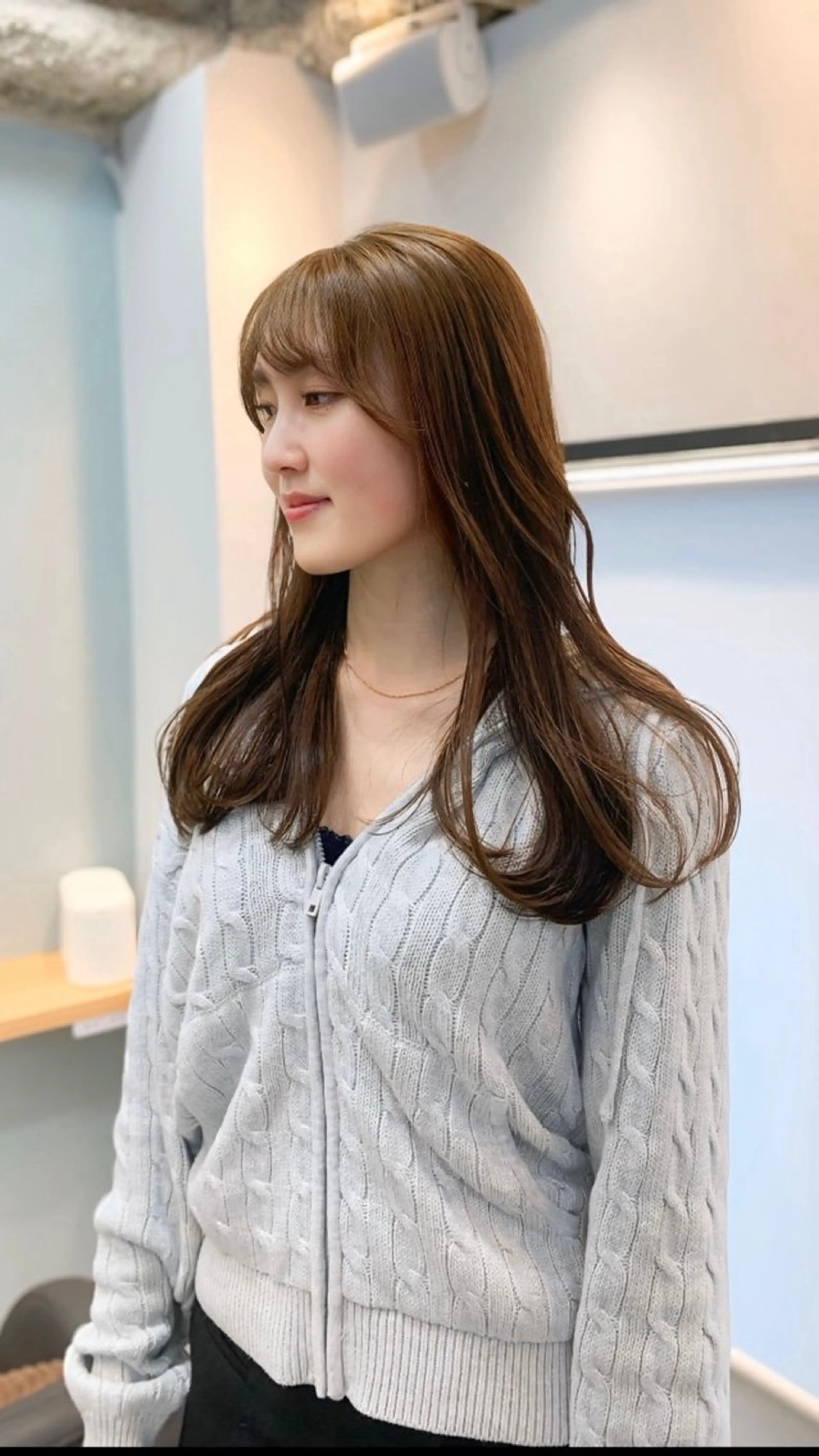 ロング カラー カット ヘアカラー トリートメント 前田 健太のヘアスタイル