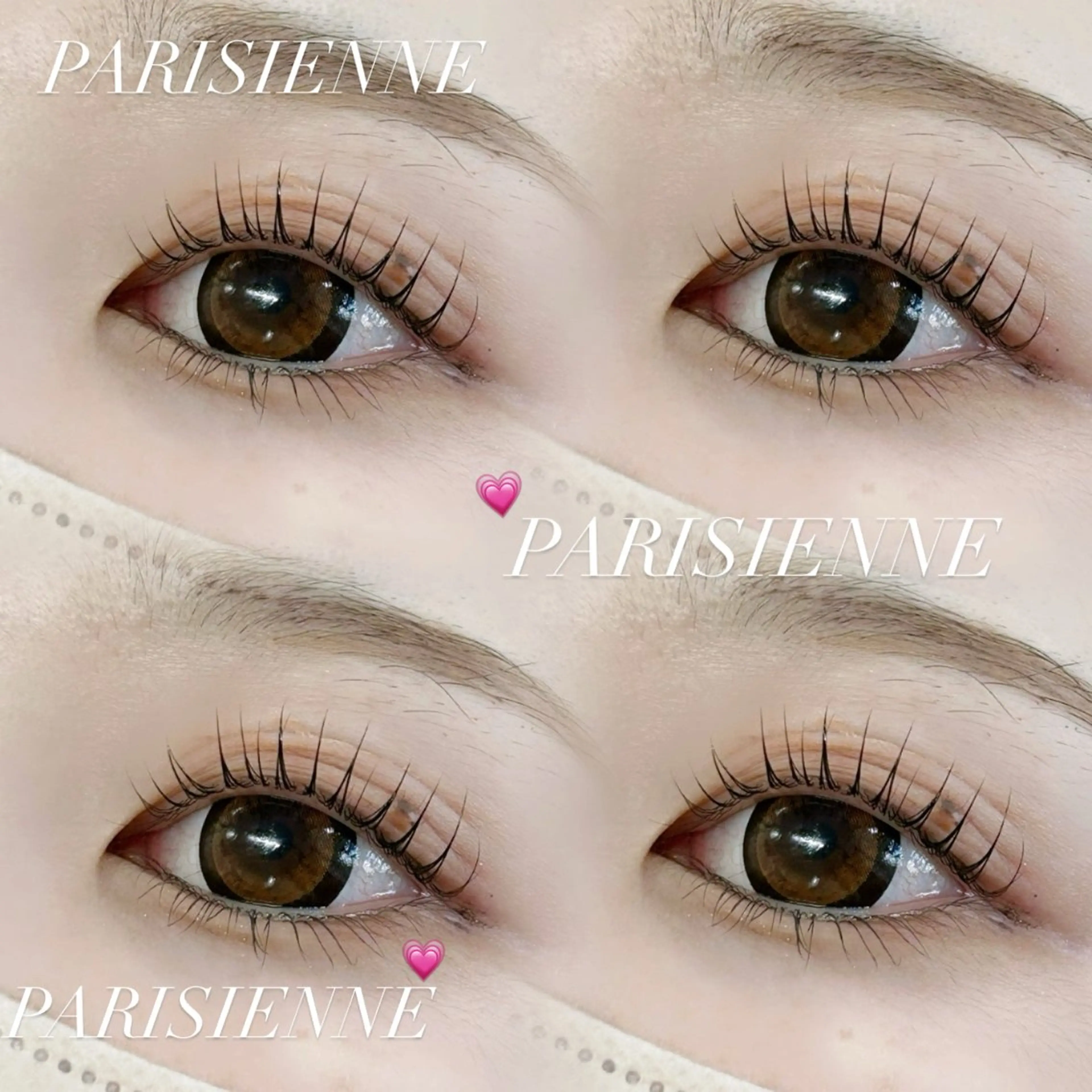 マツエク・マツパ ナチュラル パリジェンヌラッシュリフト マツパ Lucia 博多店［江里口］のマツエク・マツパデザイン