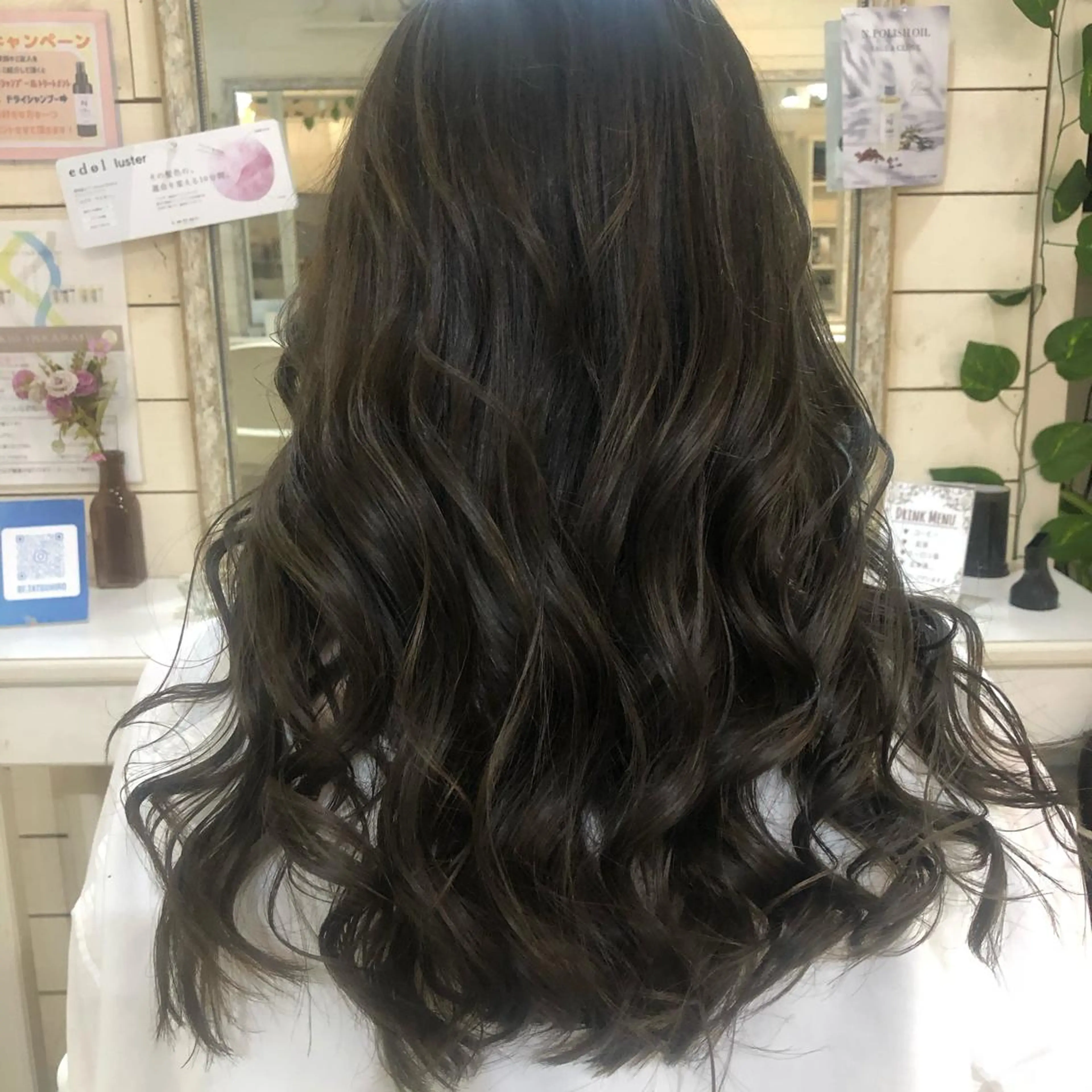 ロング カラー グレージュ カラー職人 なかもと たつひろのヘアスタイル