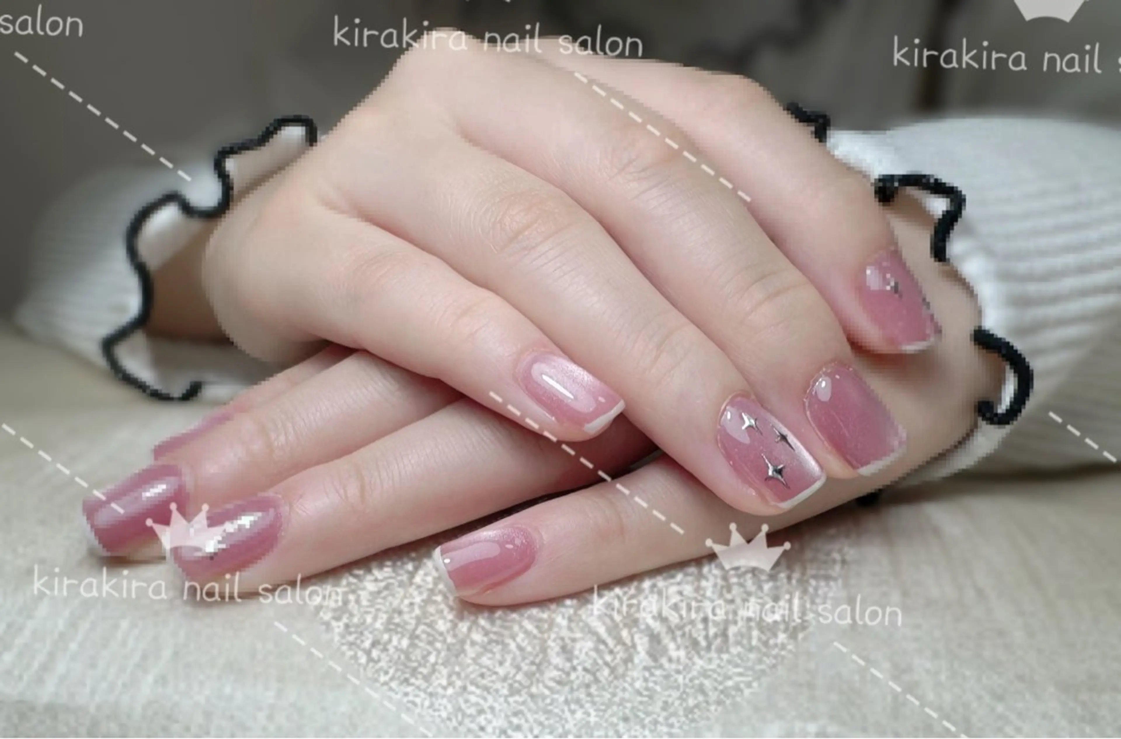 ネイル キラキラネイル マグネットネイル Kirakira Nail salonのネイルデザイン
