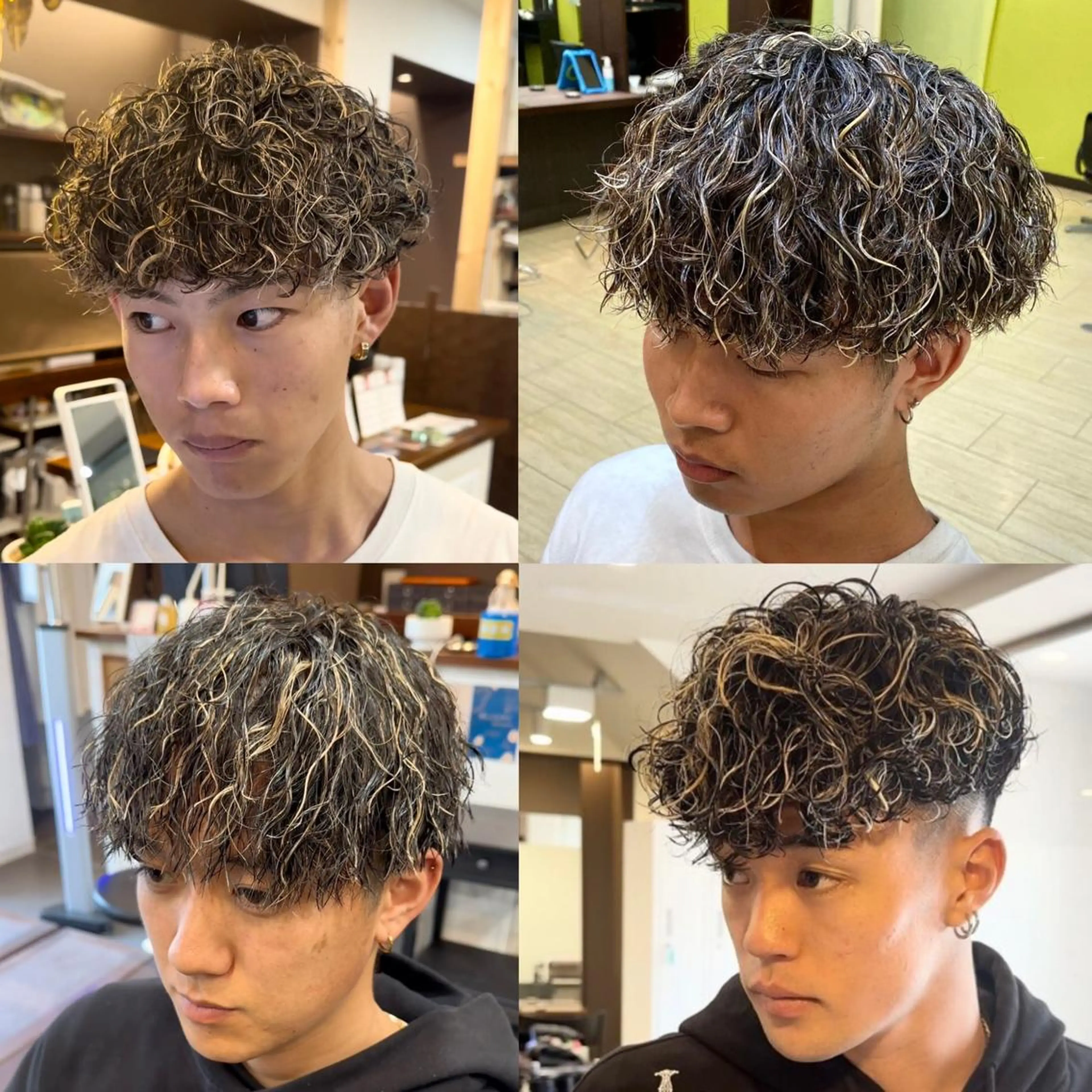 カラー パーマ メンズ メンズメッシュ メンズパーマ プードルパーマ スペインカール メンズツイストパーマ カット ヘアカラー パーマ 年間2000名担当◎ パーマ職人/仲原佑樹のヘアスタイル