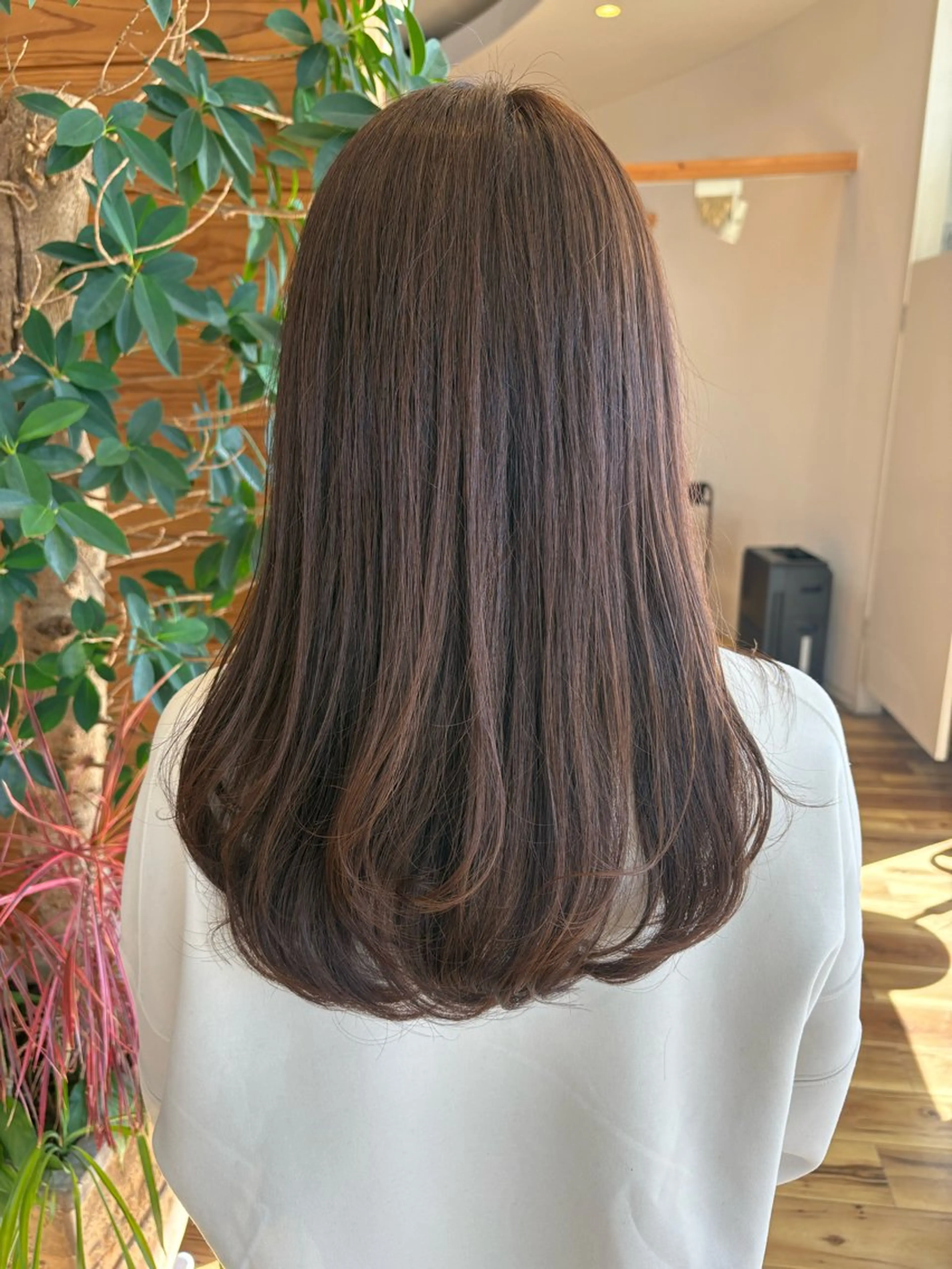 セミロング mochizuki rikaのヘアスタイル