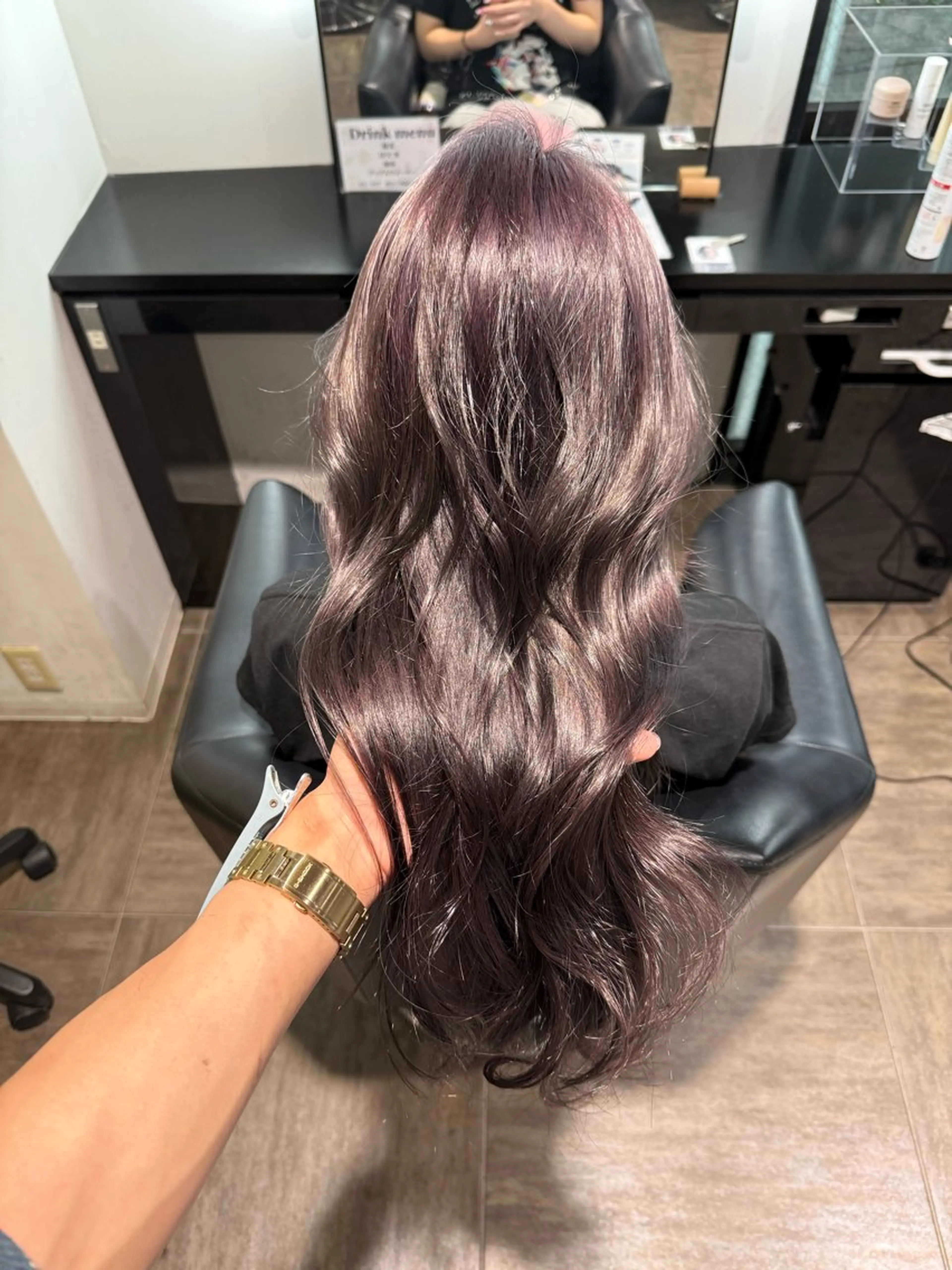 ロング カラー ヘアカラー レイヤー/艶カラー ROKUのヘアスタイル