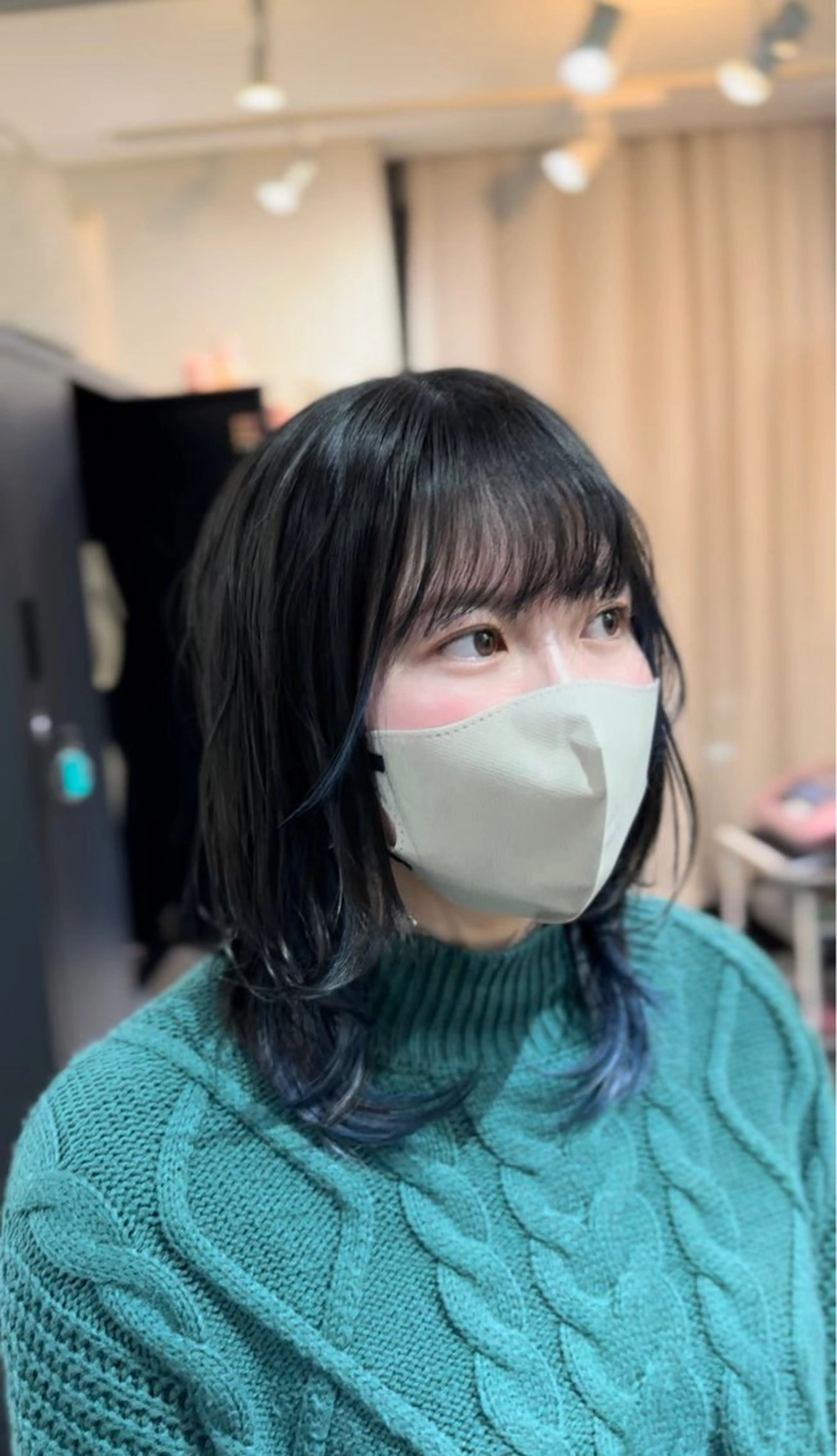 セミロング カラー JOS所属・上野/エフェクトブリ ーチ✂︎touiのヘアスタイル