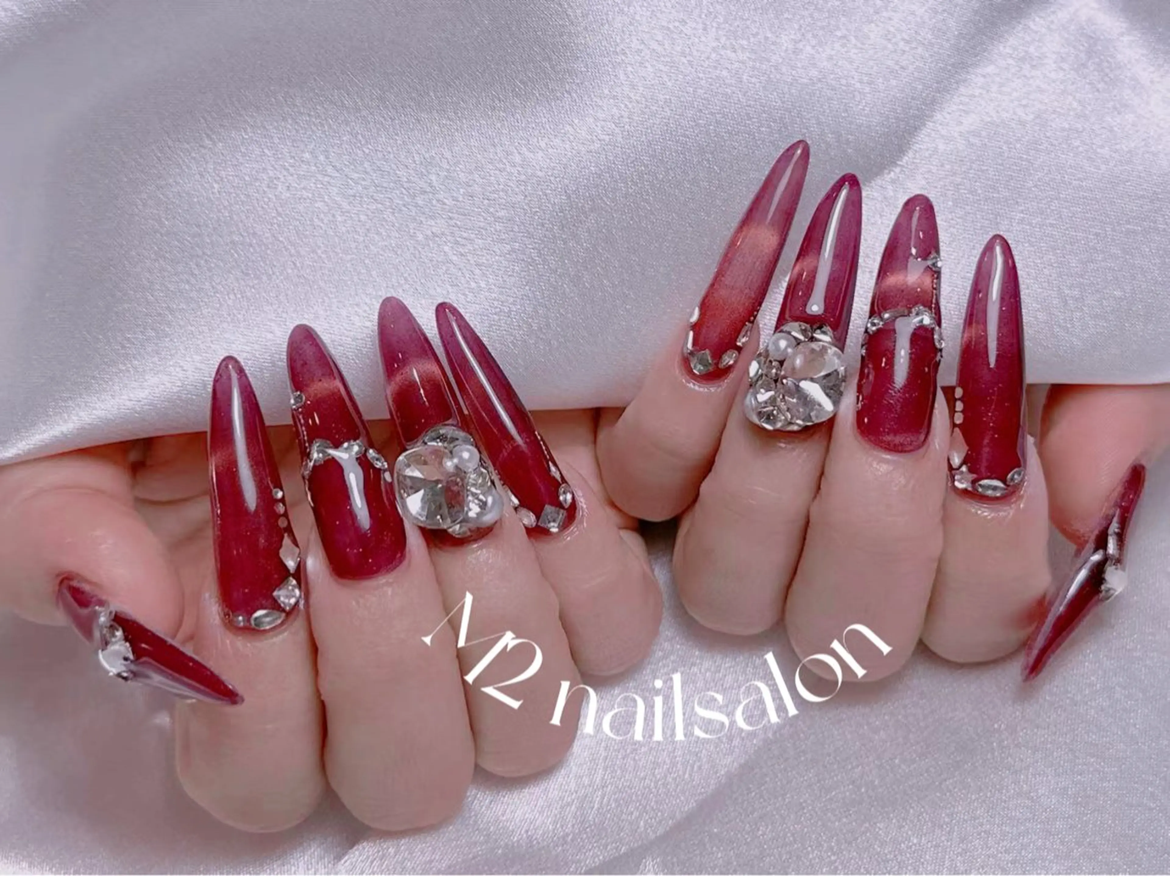 ネイル ハンドネイル 長さだし専門店 M2　rikaのネイルデザイン