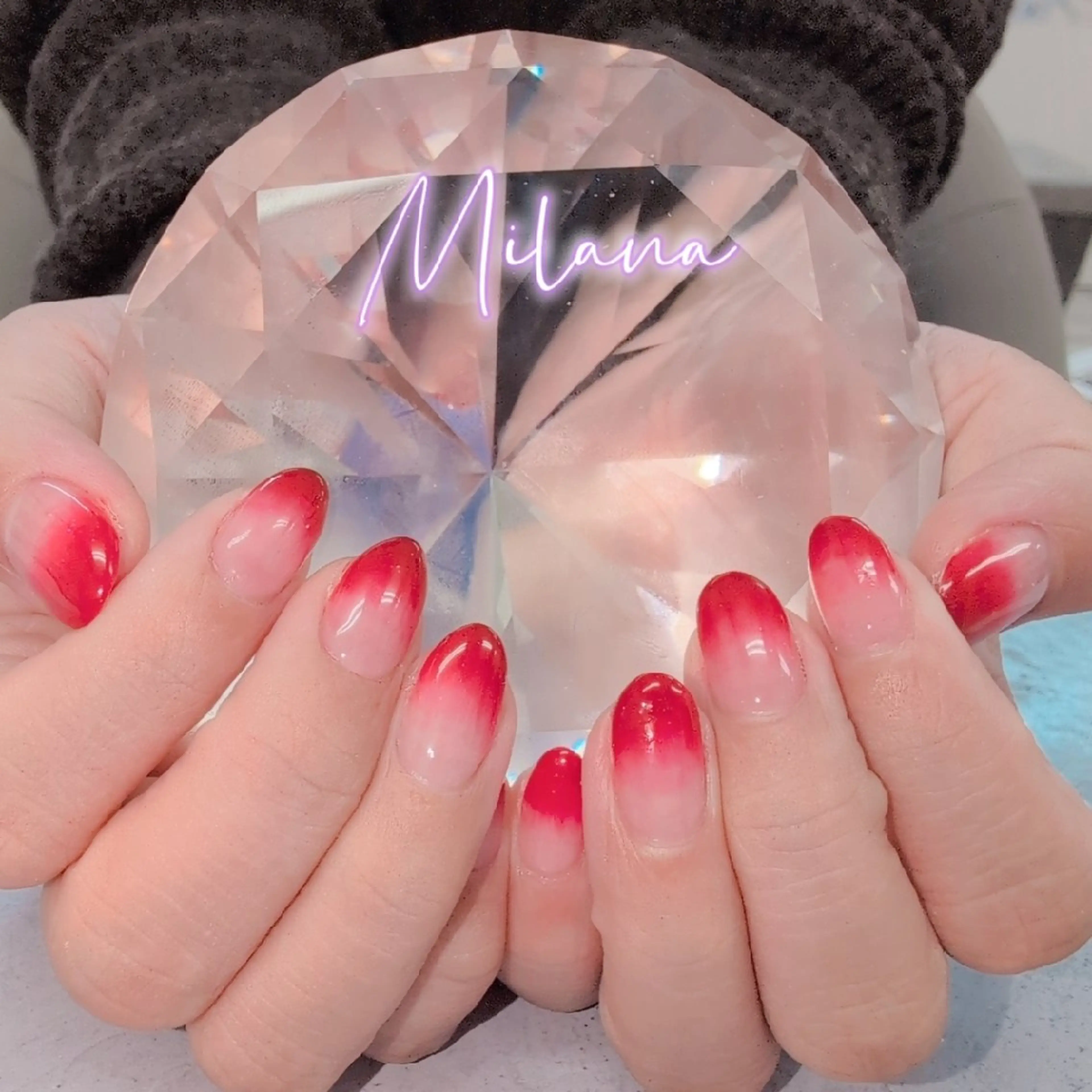 ネイル グラデーション ハンドネイル Milana 川瀬のネイルデザイン