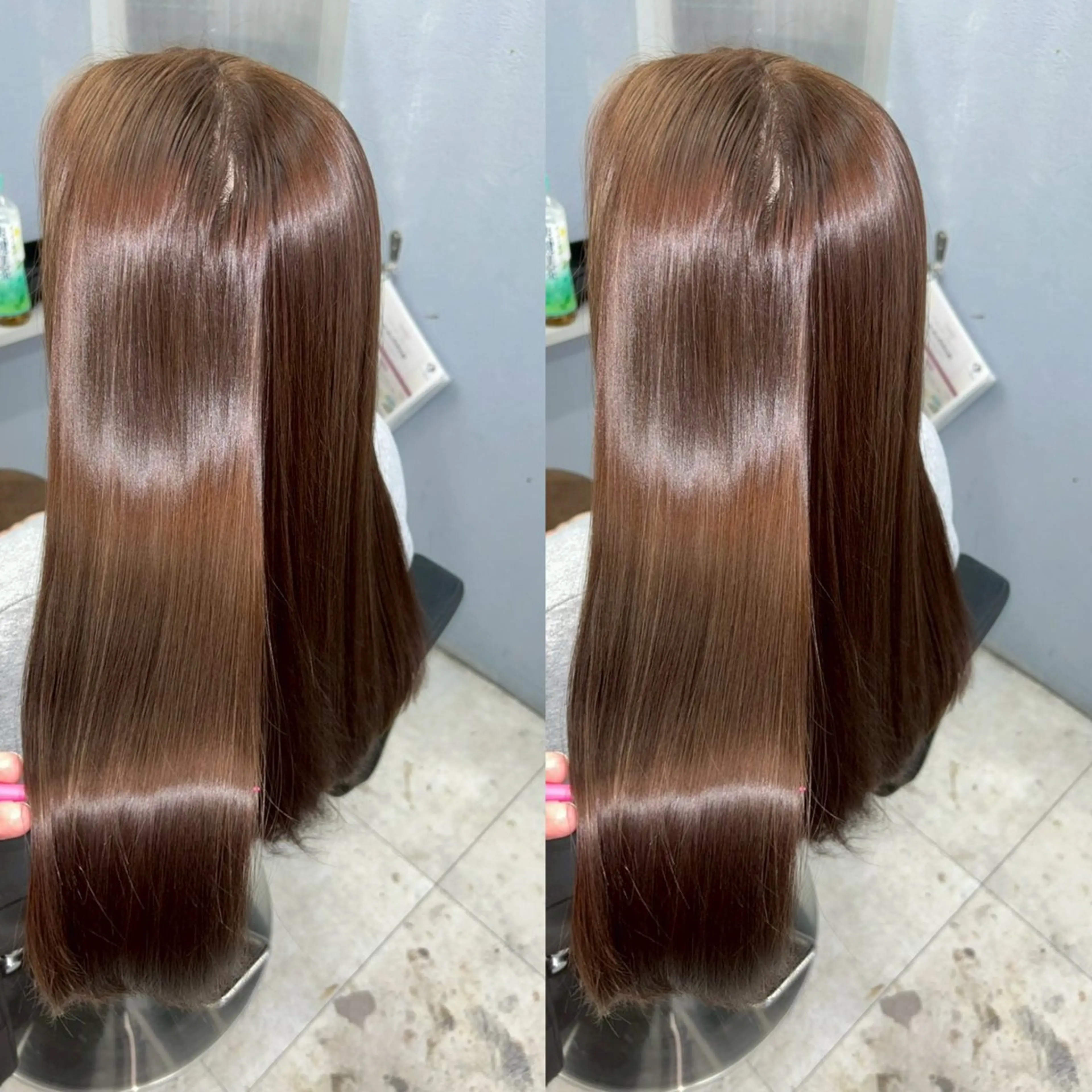 【🌷暖色好きの方🌷】カット➕暖色系カラー（ブリーチ無し）➕1stepトリートメント🧴🫧の写真