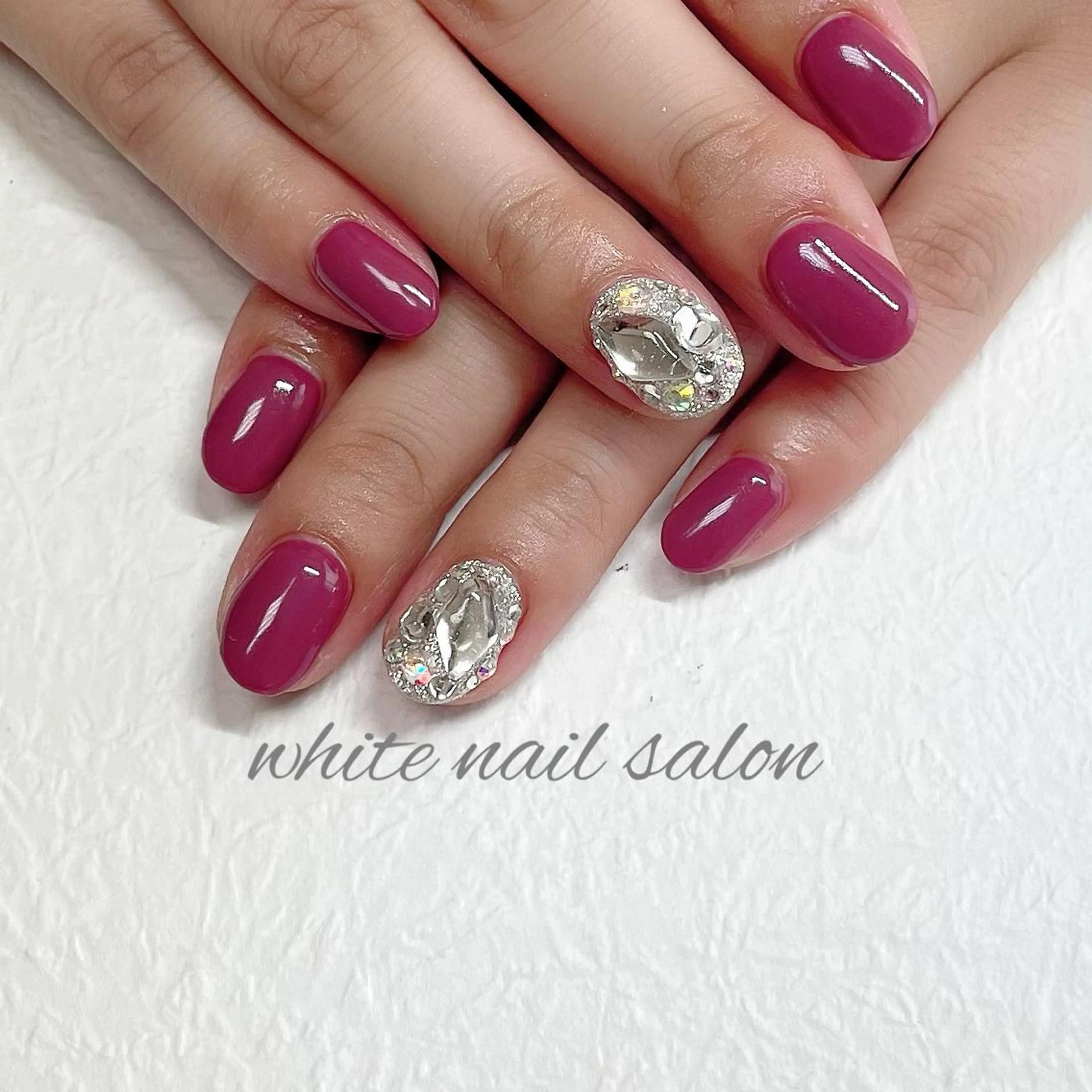 ネイル フットネイル ジェルネイル ハードジェル ラメ(グリッター) 持ち込み ハンドネイル white nail salonのネイルデザイン