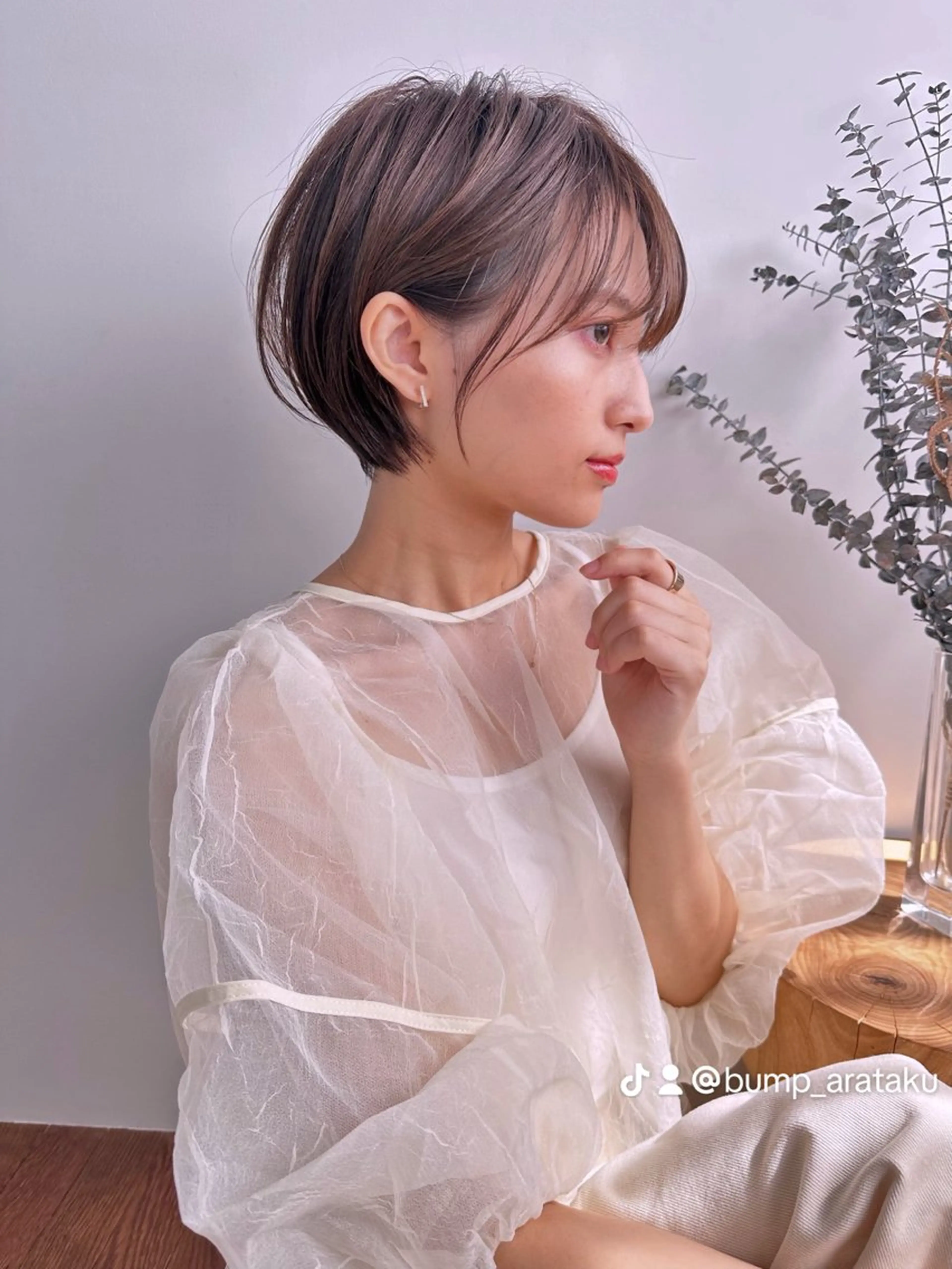 ショート 似合わせショート/ 小顔効果抜群/荒砂のヘアスタイル