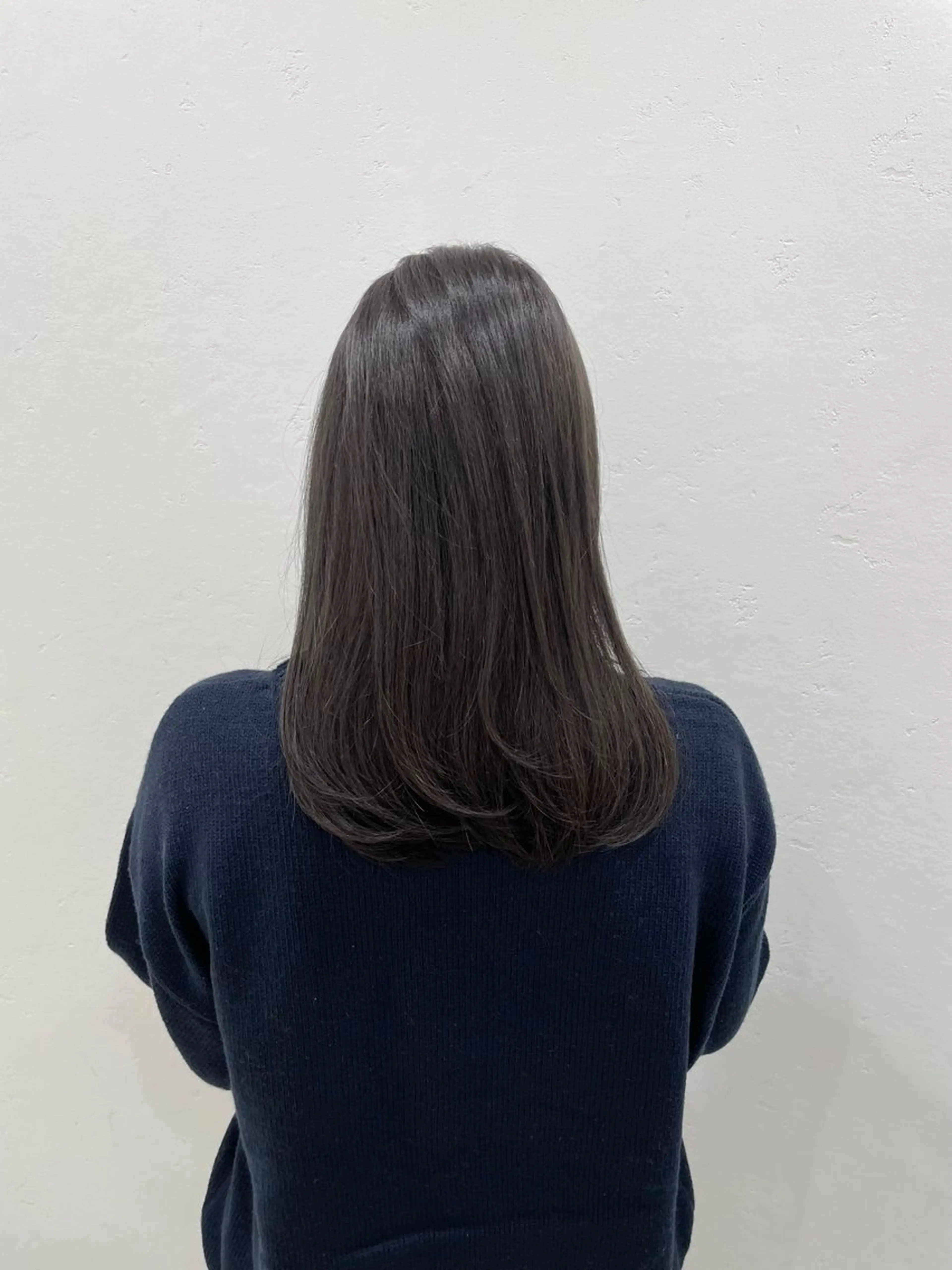 ミディアム カラー ブリーチ ダブルカラー グレージュ ブリーチなしカラー トリートメント ニュアンスカラー🫧 加納のヘアスタイル