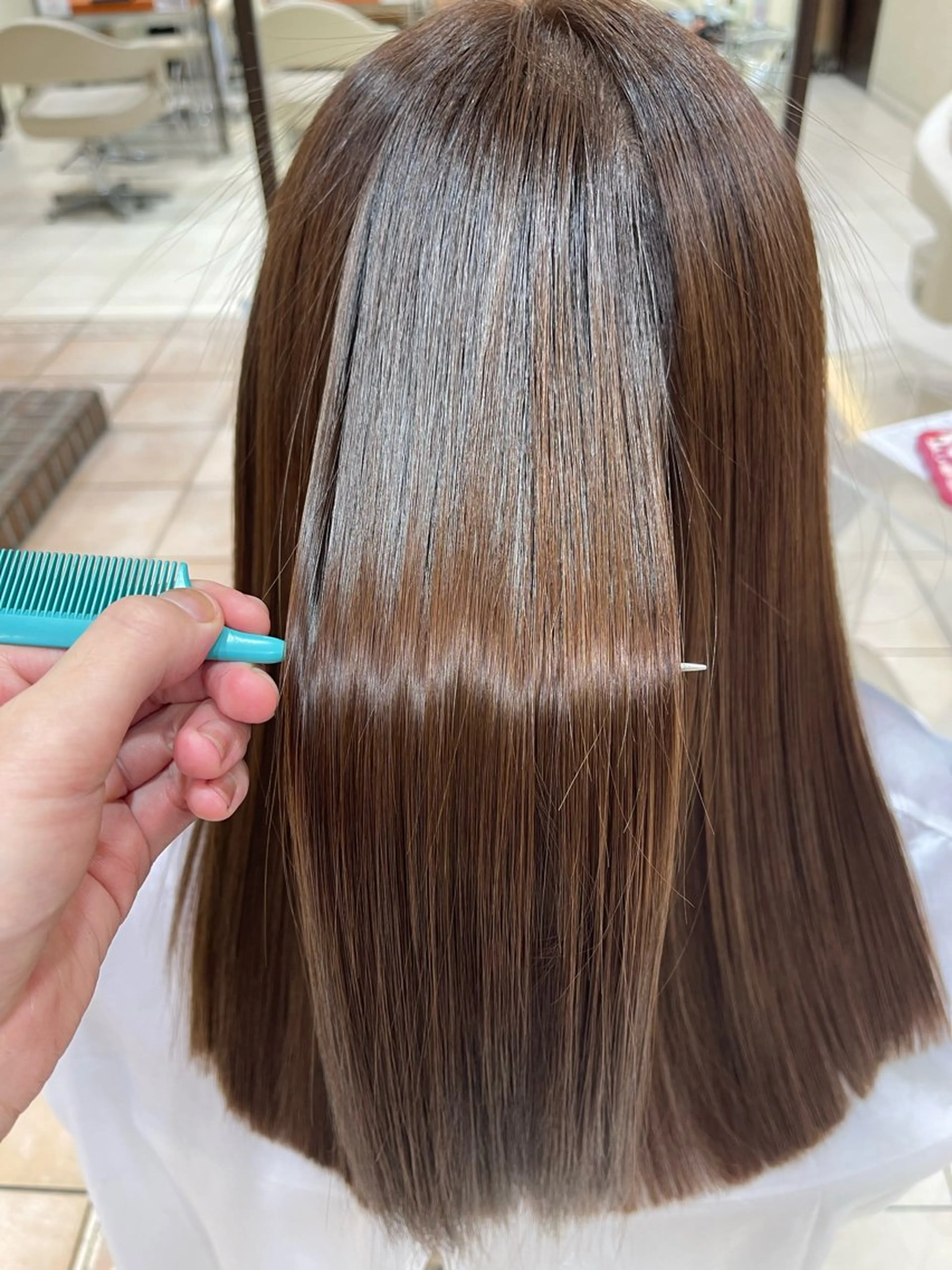 ロング 髪質改善 カネヒラ リョウスケのヘアスタイル