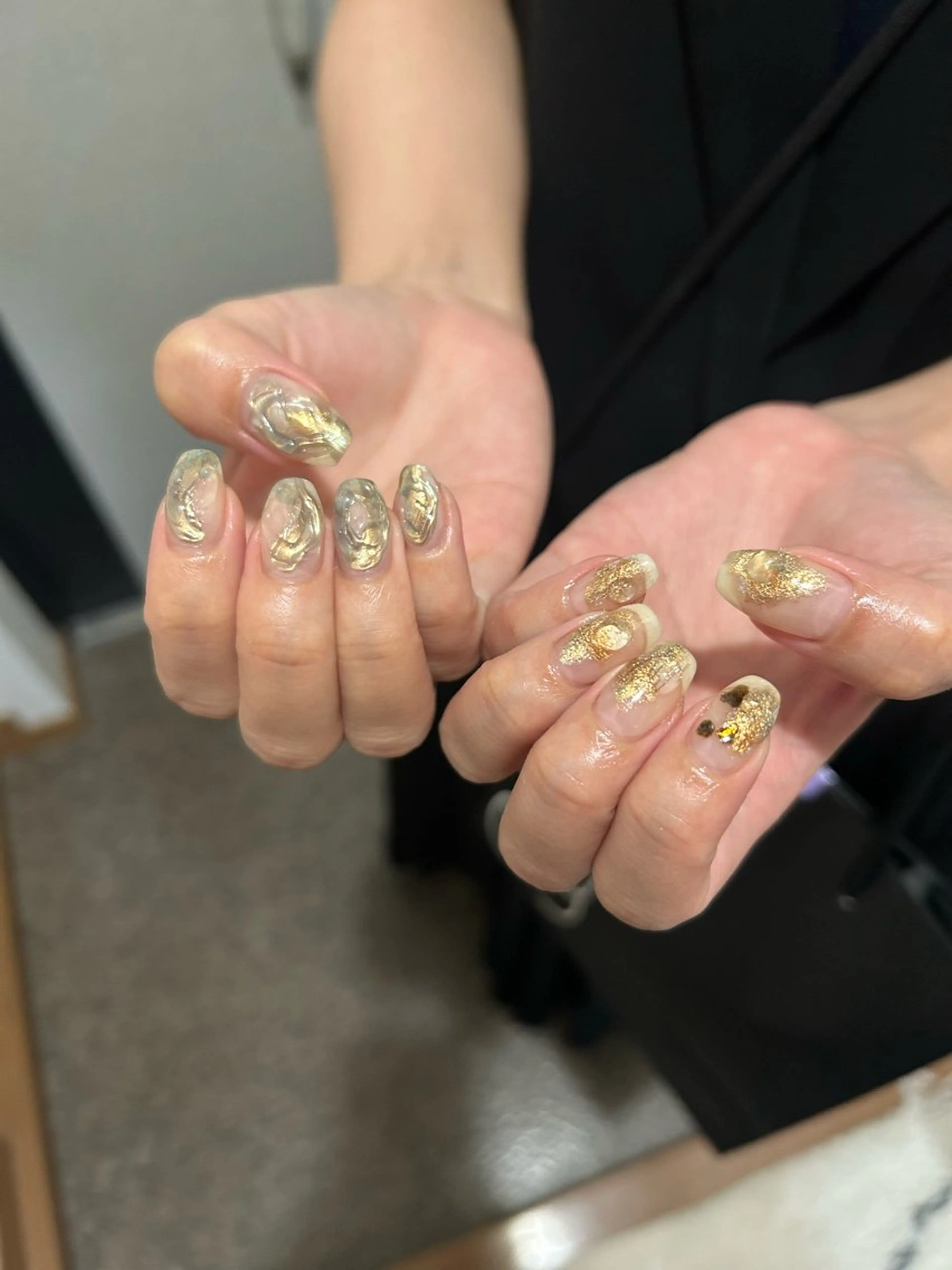 ネイル アートネイル オーロラネイル クリアネイル フットネイル フレンチネイル ハンドネイル アトリエ １０３のネイルデザイン