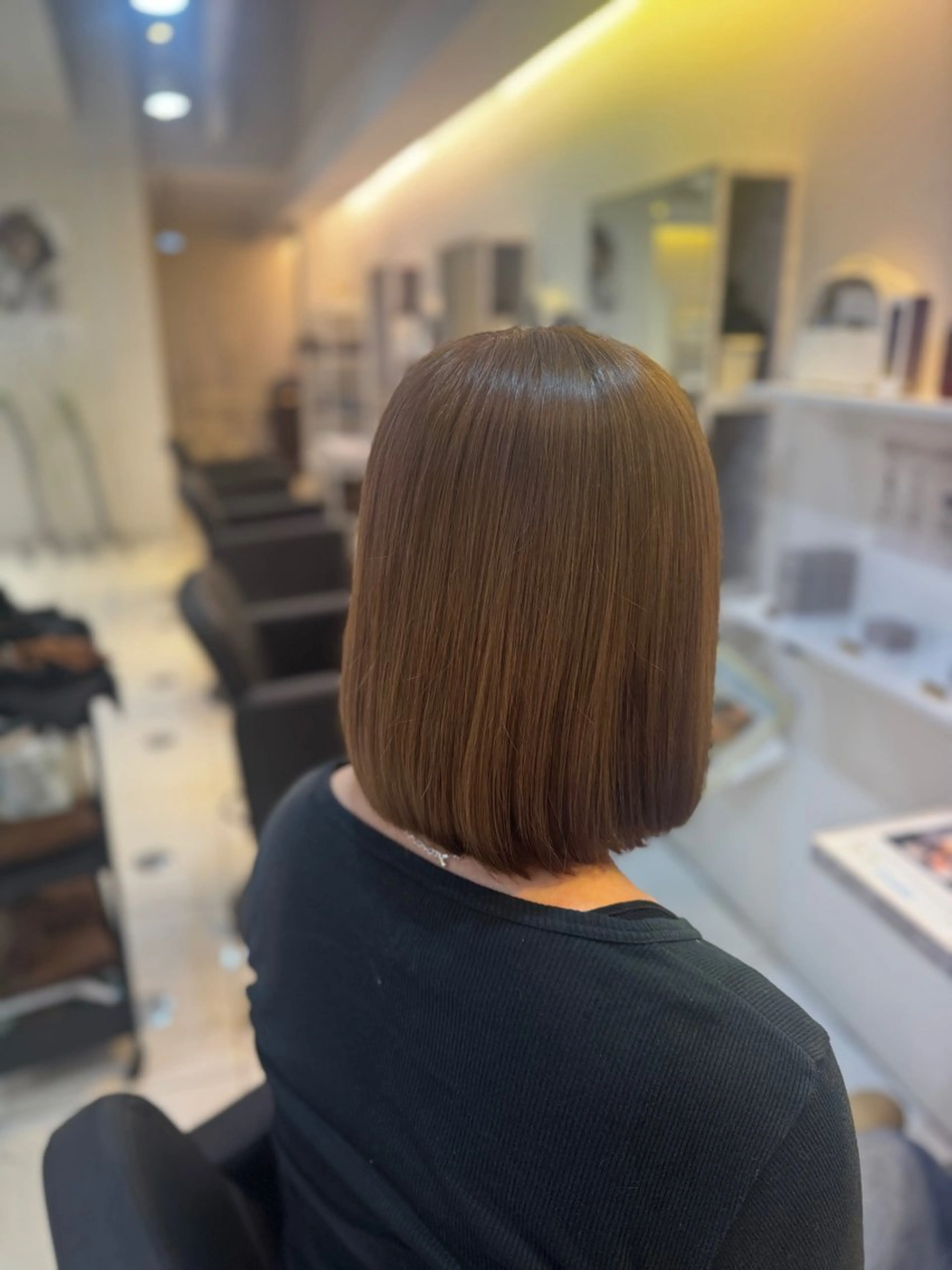 ミディアム ヘアカラー Lee四ツ橋 Sakuraのヘアスタイル