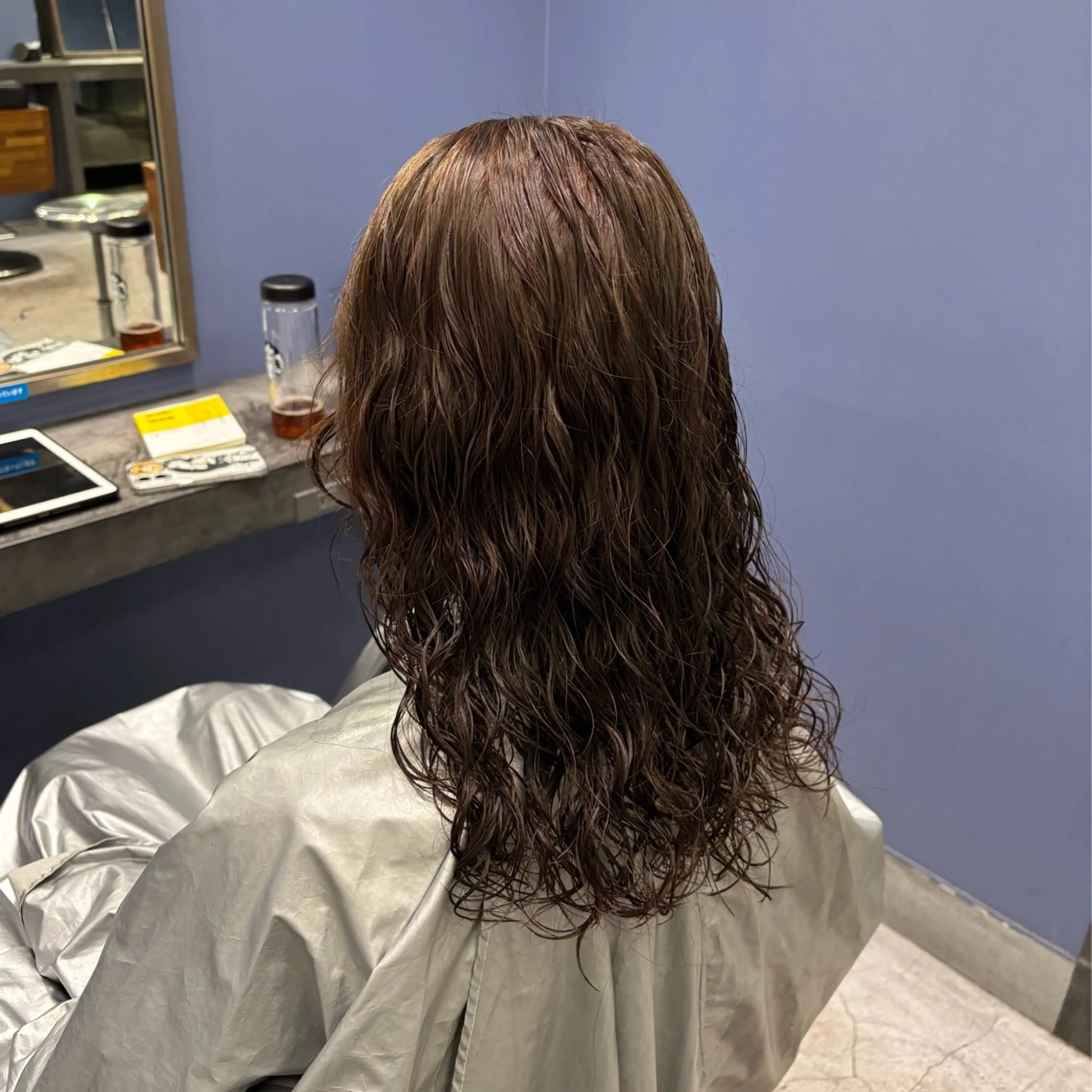 セミロング パーマ パーマ 〖❁ちひろ| LEONID❁〗のヘアスタイル