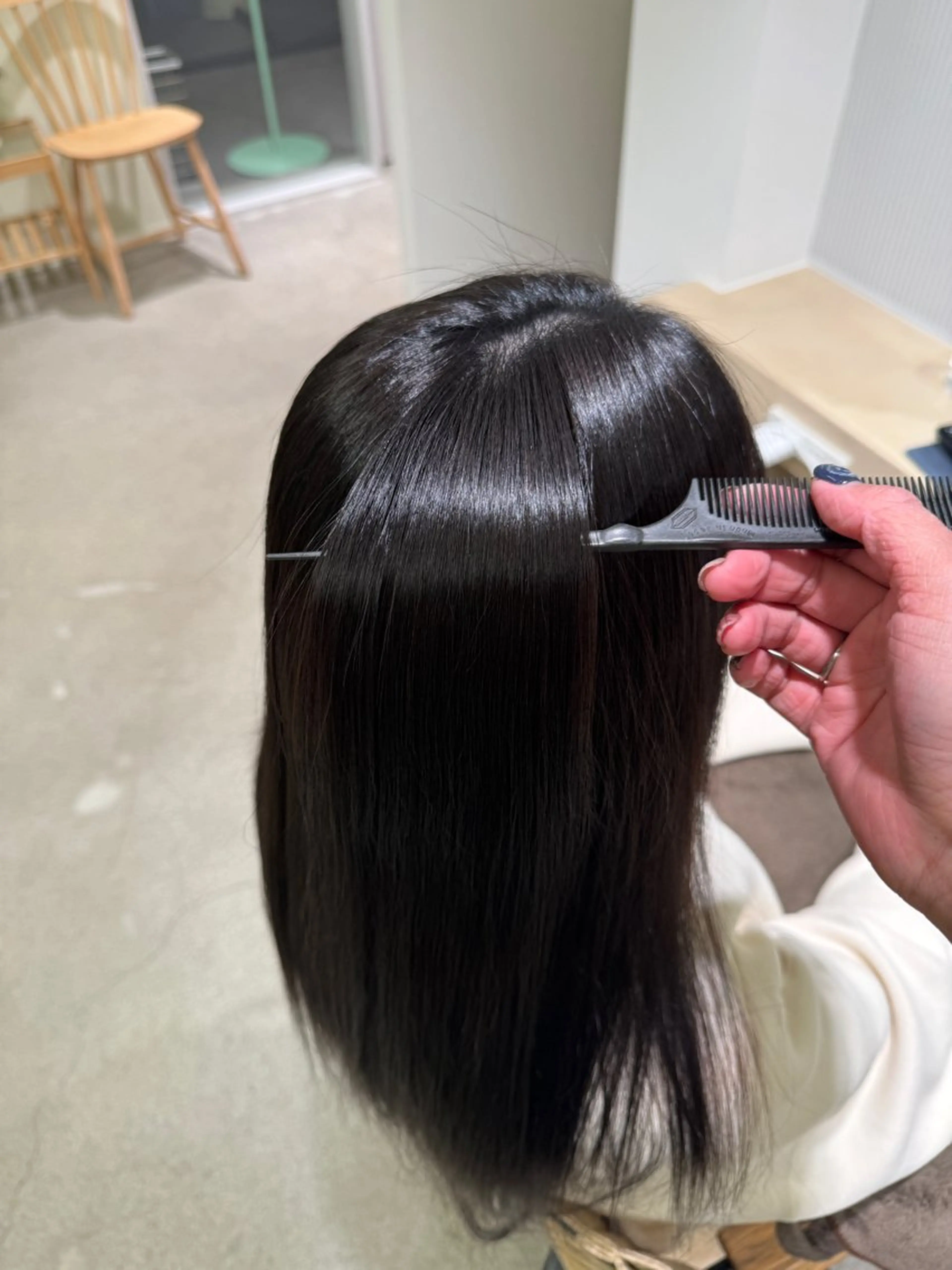 ulu名古屋栄所属・落合しほ/韓国ヘア/ 髪質改善/縮毛矯正のヘアスタイル