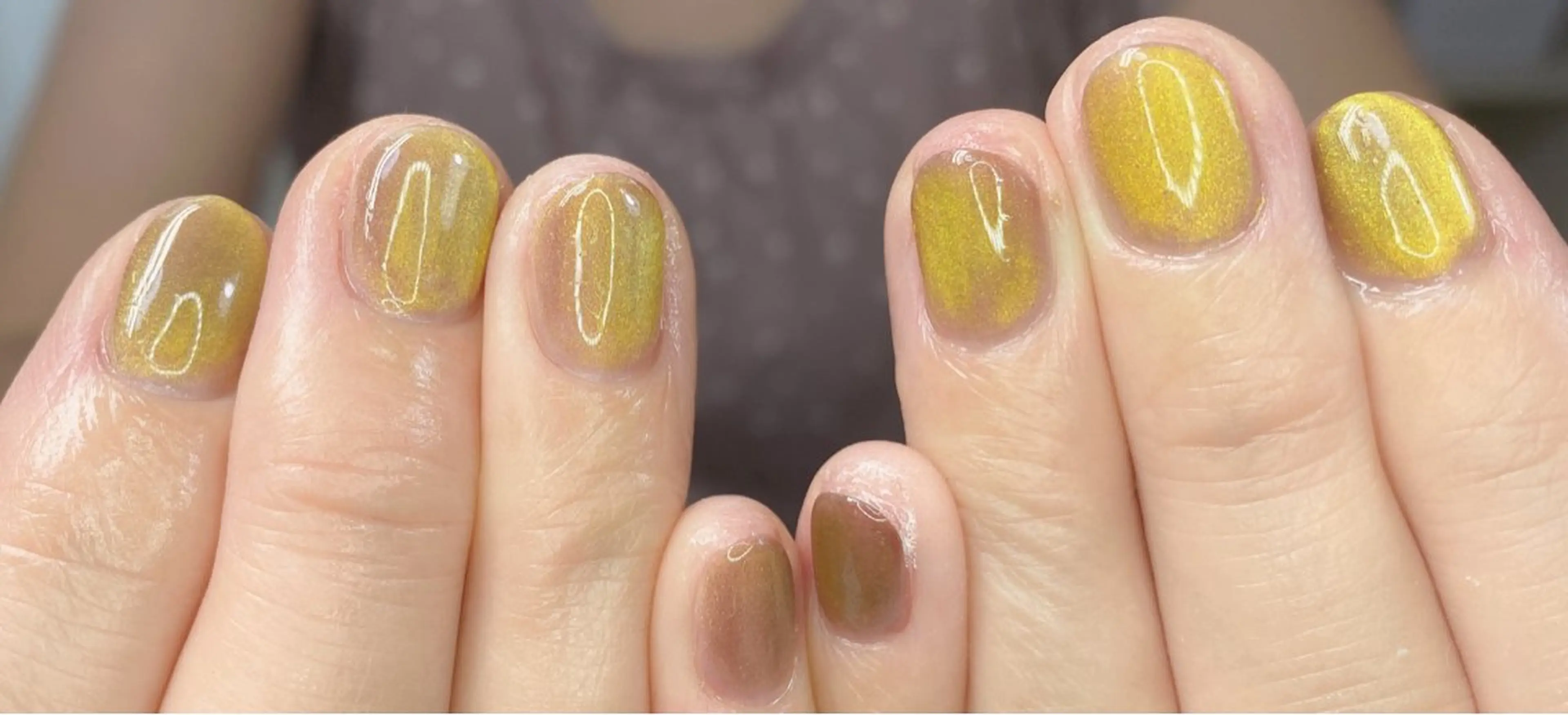 ネイル ハンドネイル ニュアンスネイル🌈 MYU Nailsのネイルデザイン