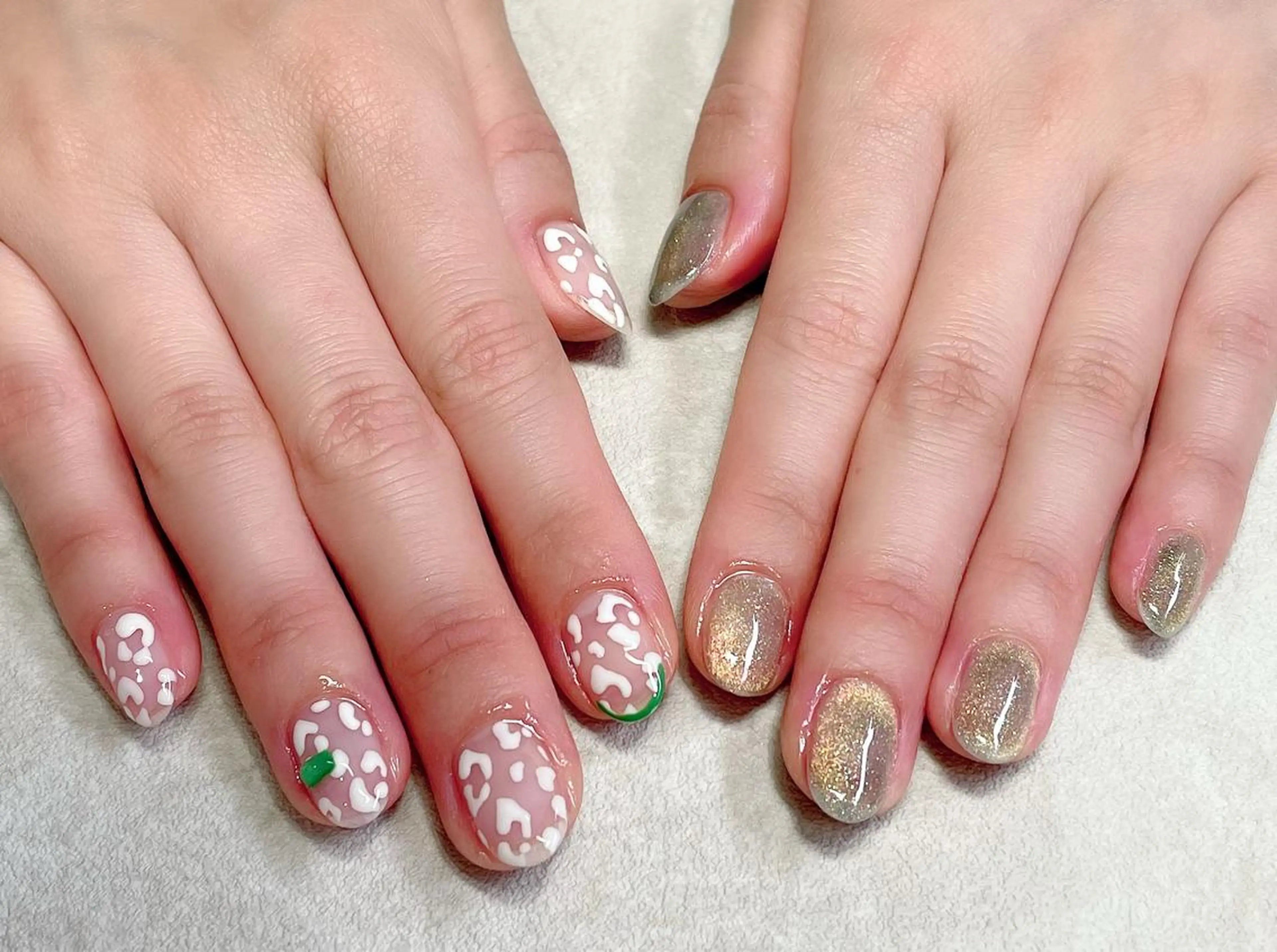 ネイル アートネイル マグネットネイル lemon nailレモンネイルのネイルデザイン