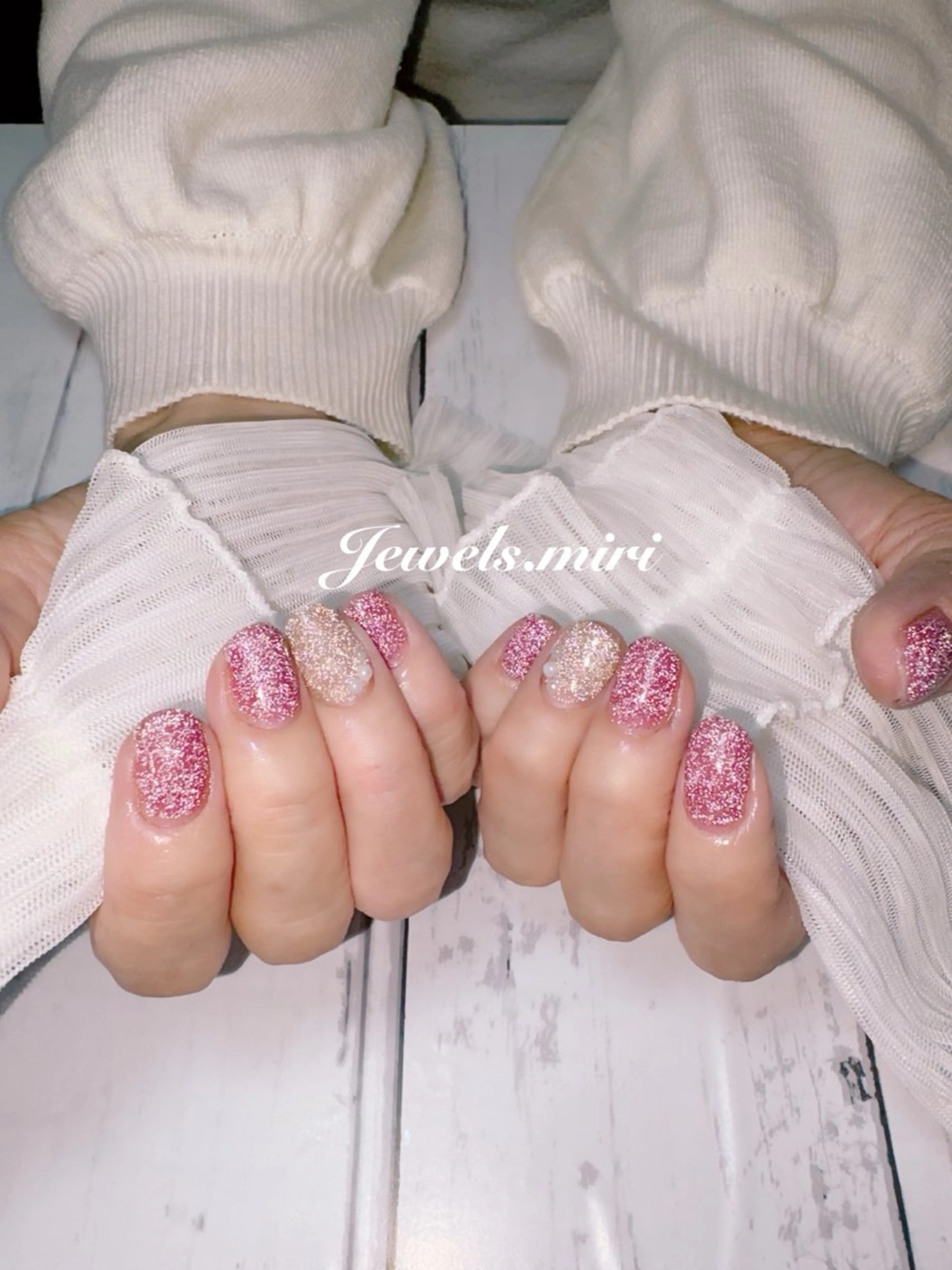 ネイル フラッシュネイル 春ネイル ネイルサロン Jewels Mのネイルデザイン