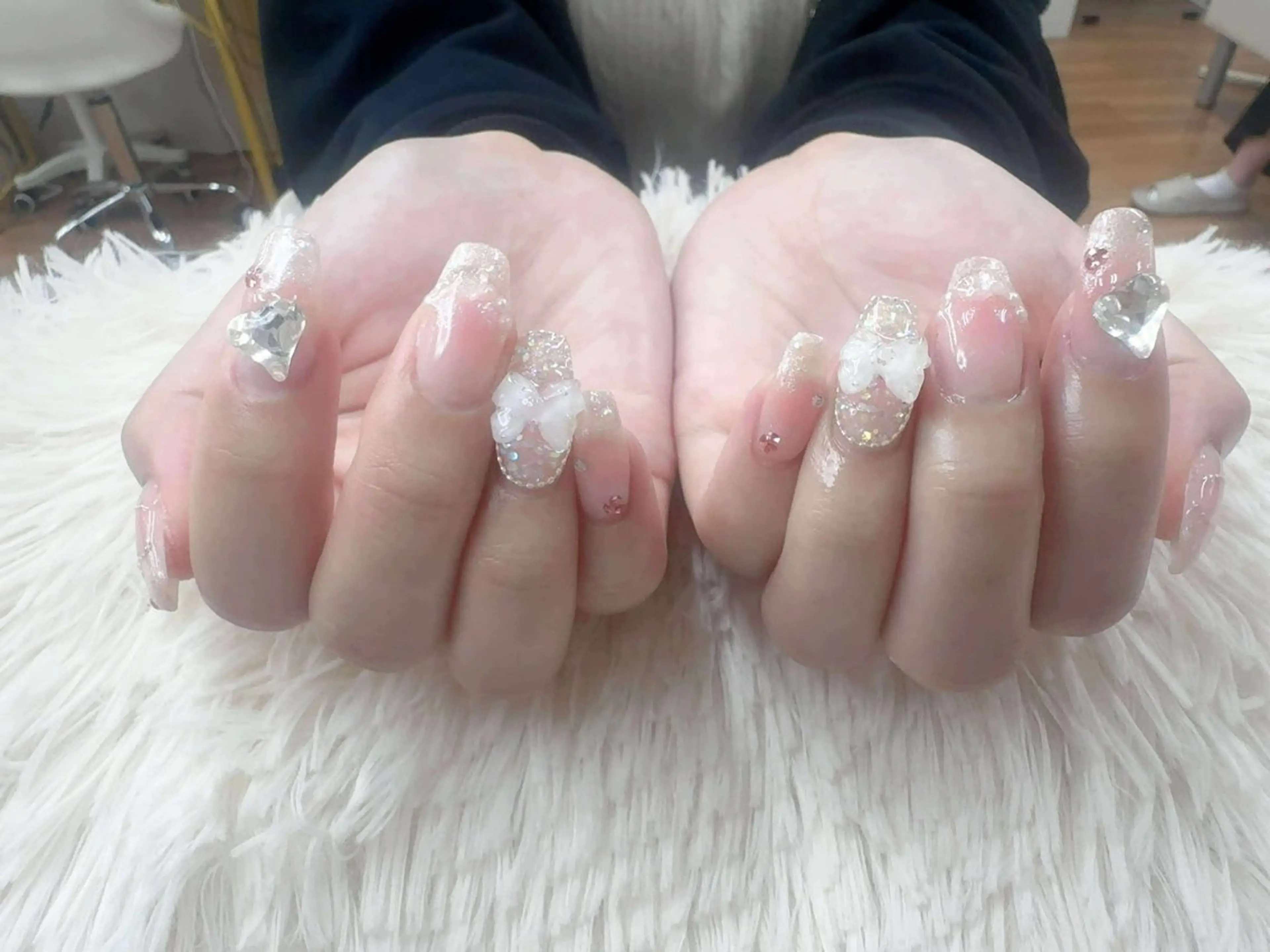 ネイル ジェルネイル 持ち込み パラジェル ハンドネイル ハンドケア Hara Nail 【パラジェル使用】のネイルデザイン