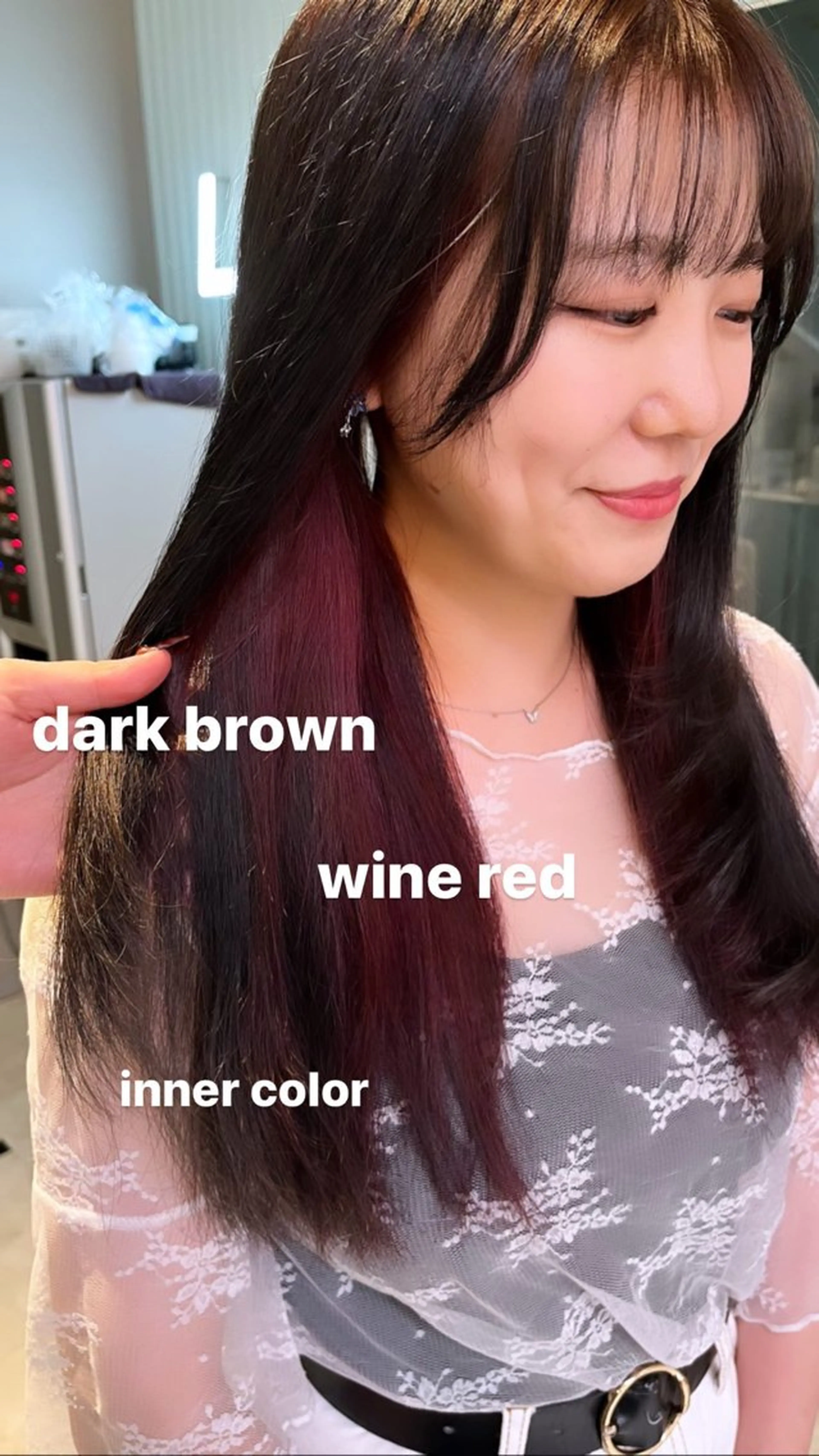 セミロング カラー ヘアアレンジ 愛されカラー🩷 はるなのヘアスタイル