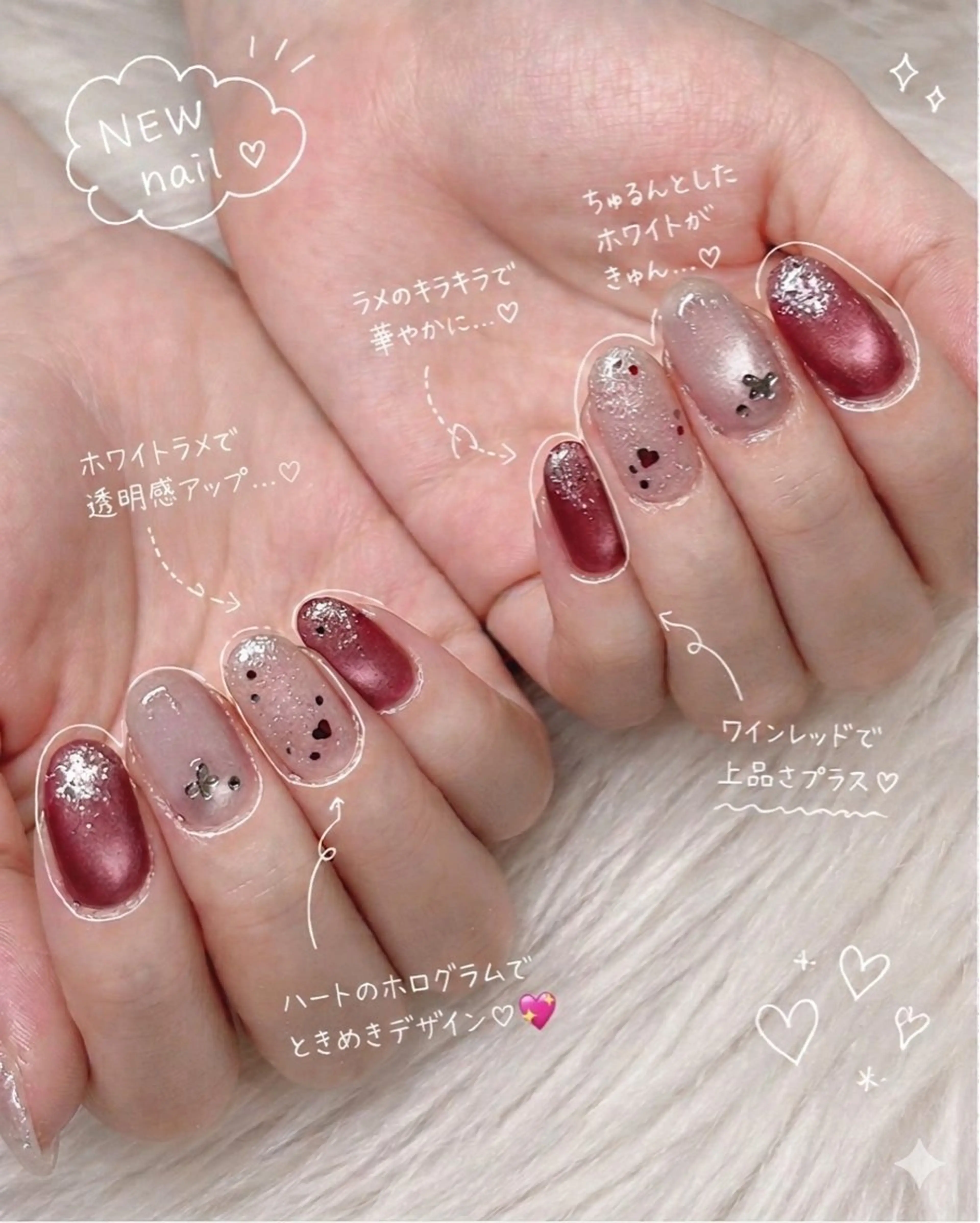 ネイル ハンドネイル CRISTA 🤍ヒナタのネイルデザイン