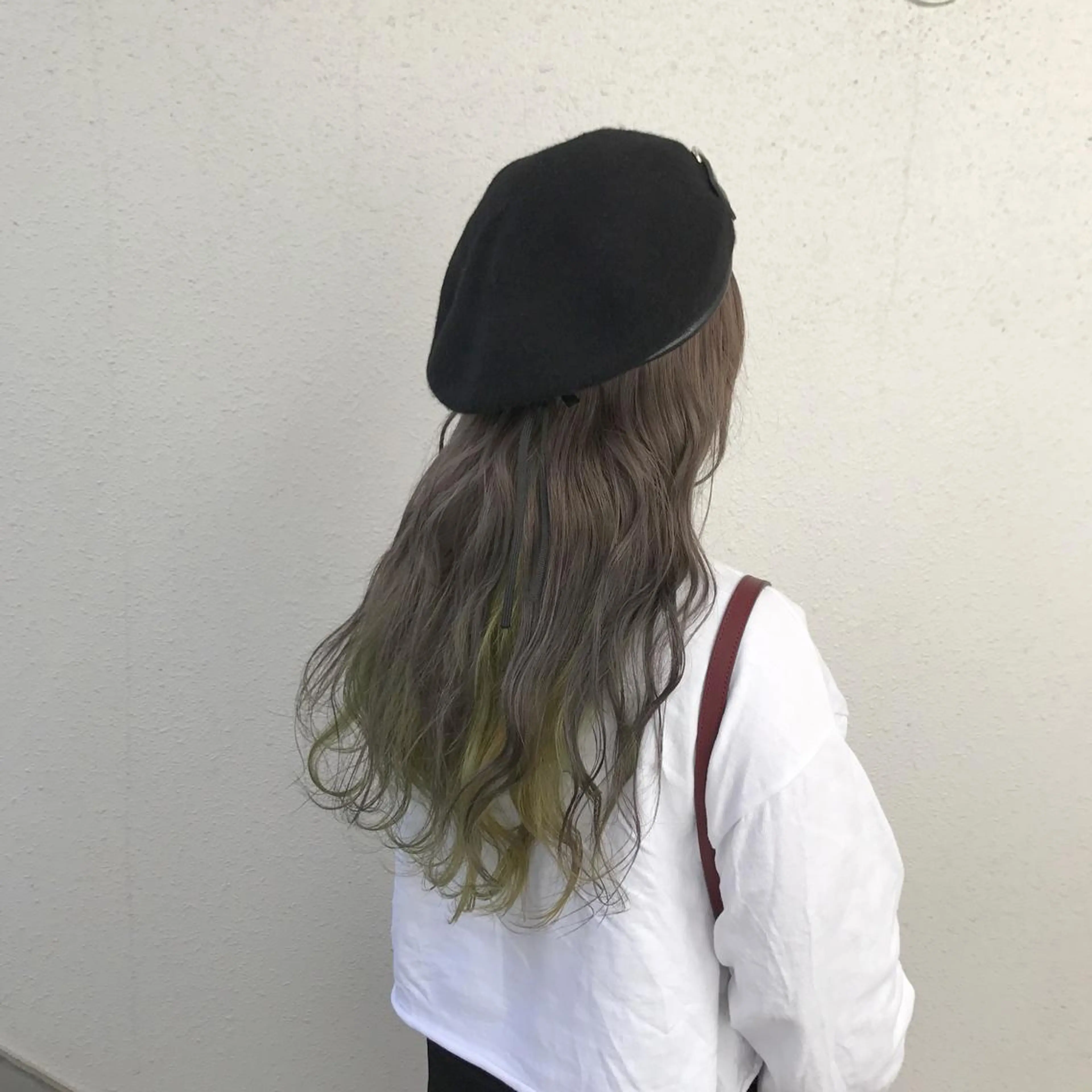 ロング カラー ダブルカラー インナーカラー インナーカラー/天神 ブリーチ/吉田のヘアスタイル