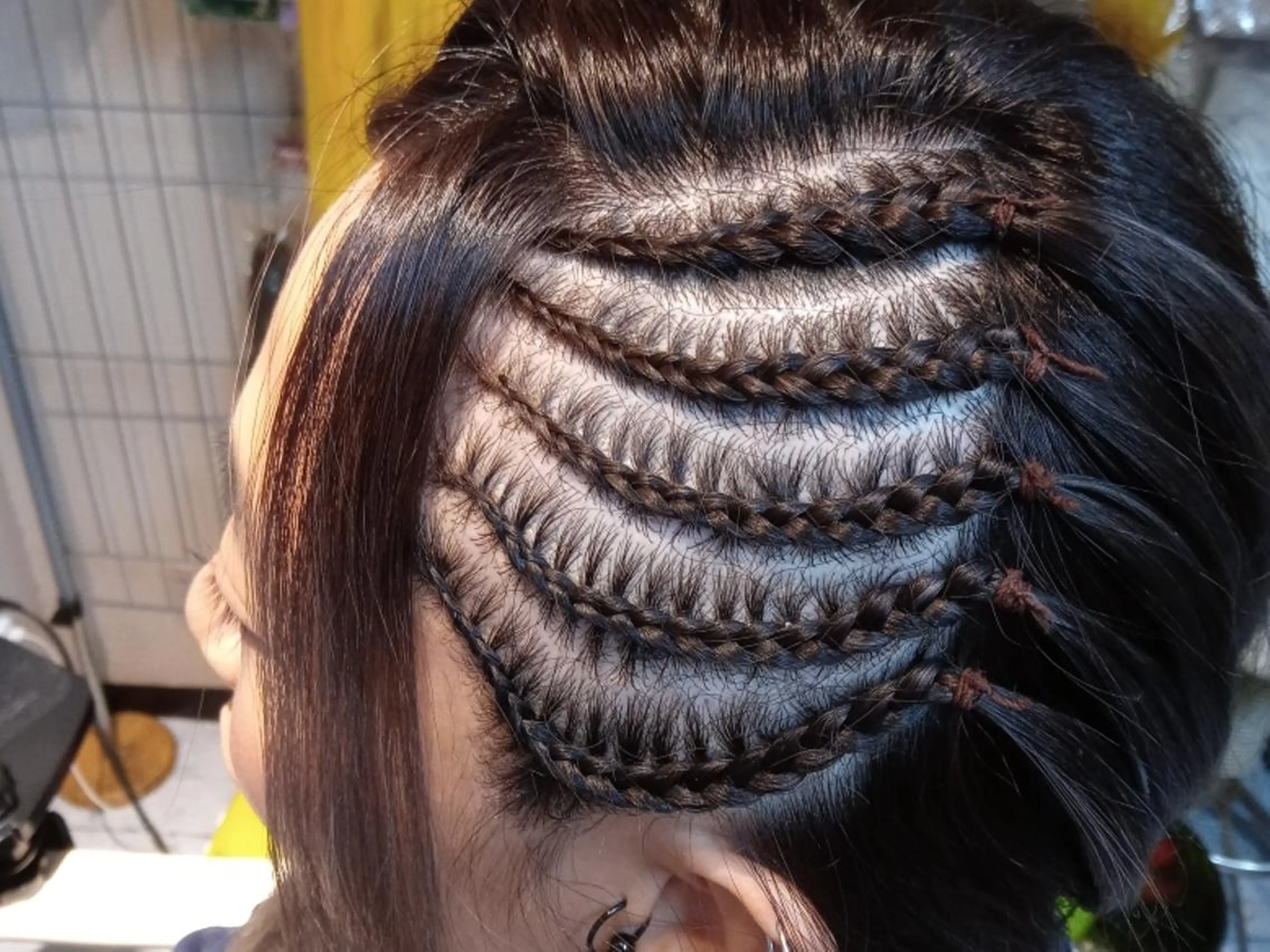 ヘアアレンジ ミディアム エクステ scamp ★のヘアスタイル