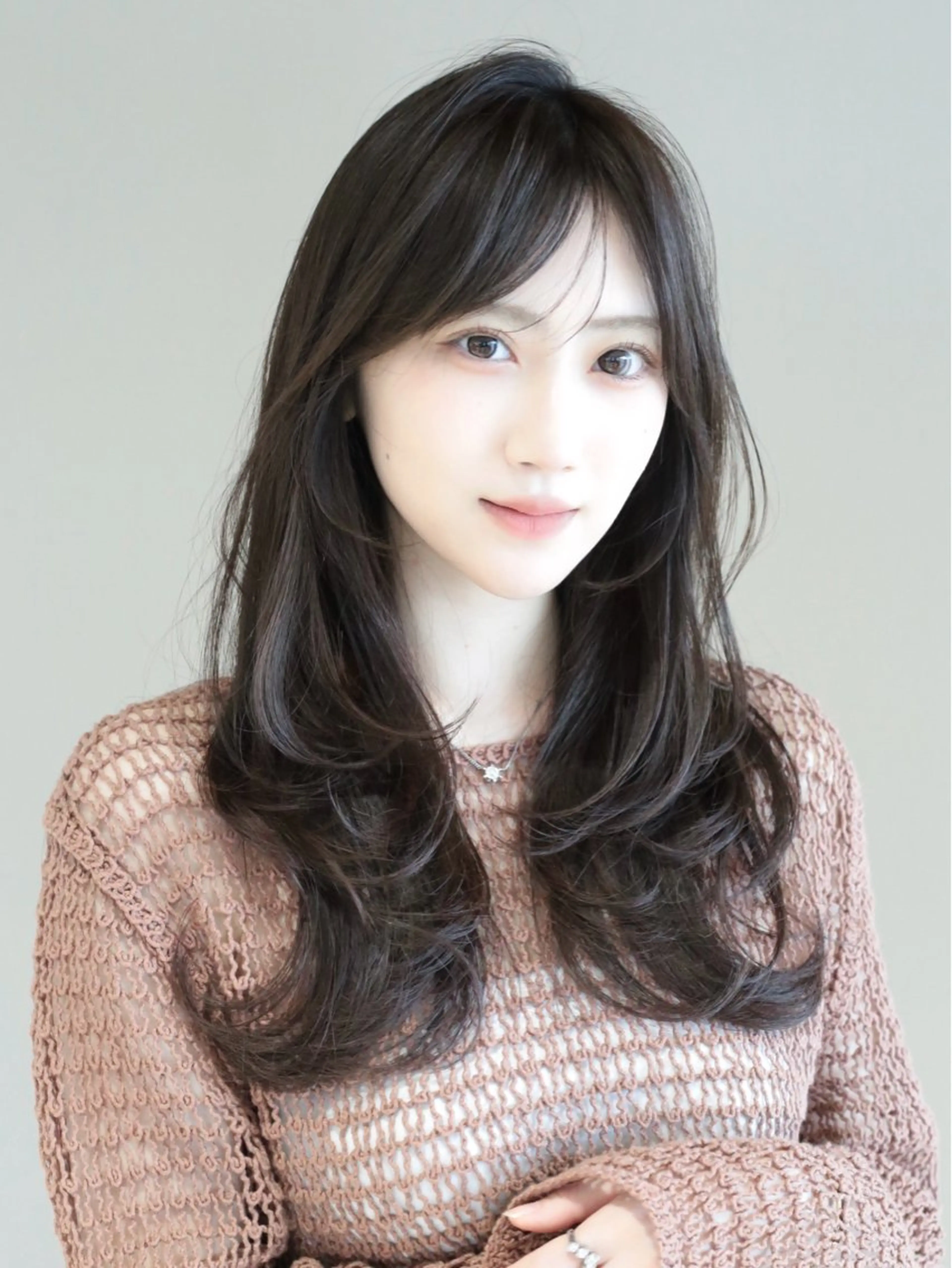 ロング カラー レイヤーカット カット ヘアカラー トリートメント レイヤー/顔周り /透明感🩶高橋大のヘアスタイル