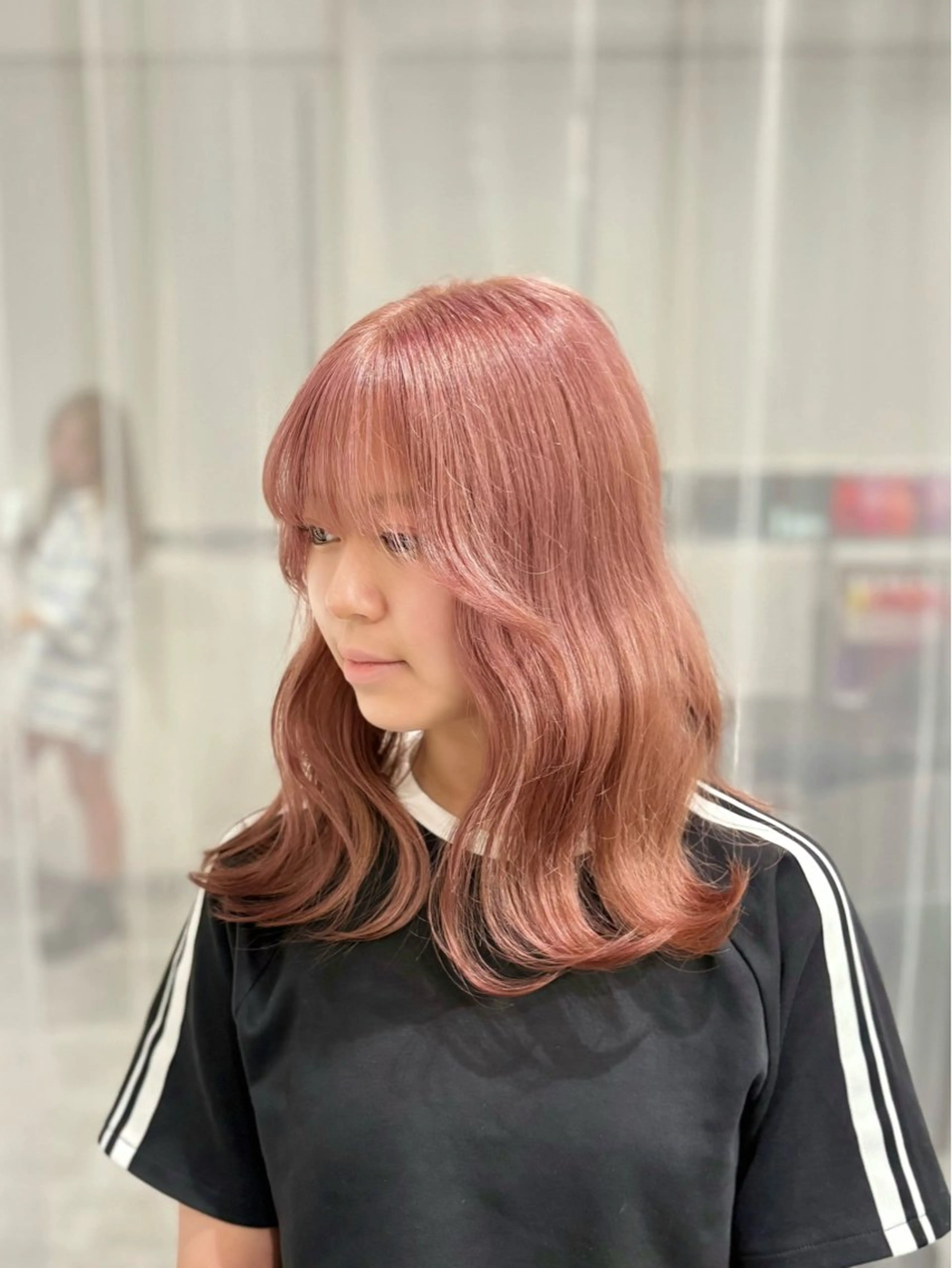 セミロング ヘアカラー トリートメント GaKu/ハイトーン /ブリーチ/レイヤーのヘアスタイル