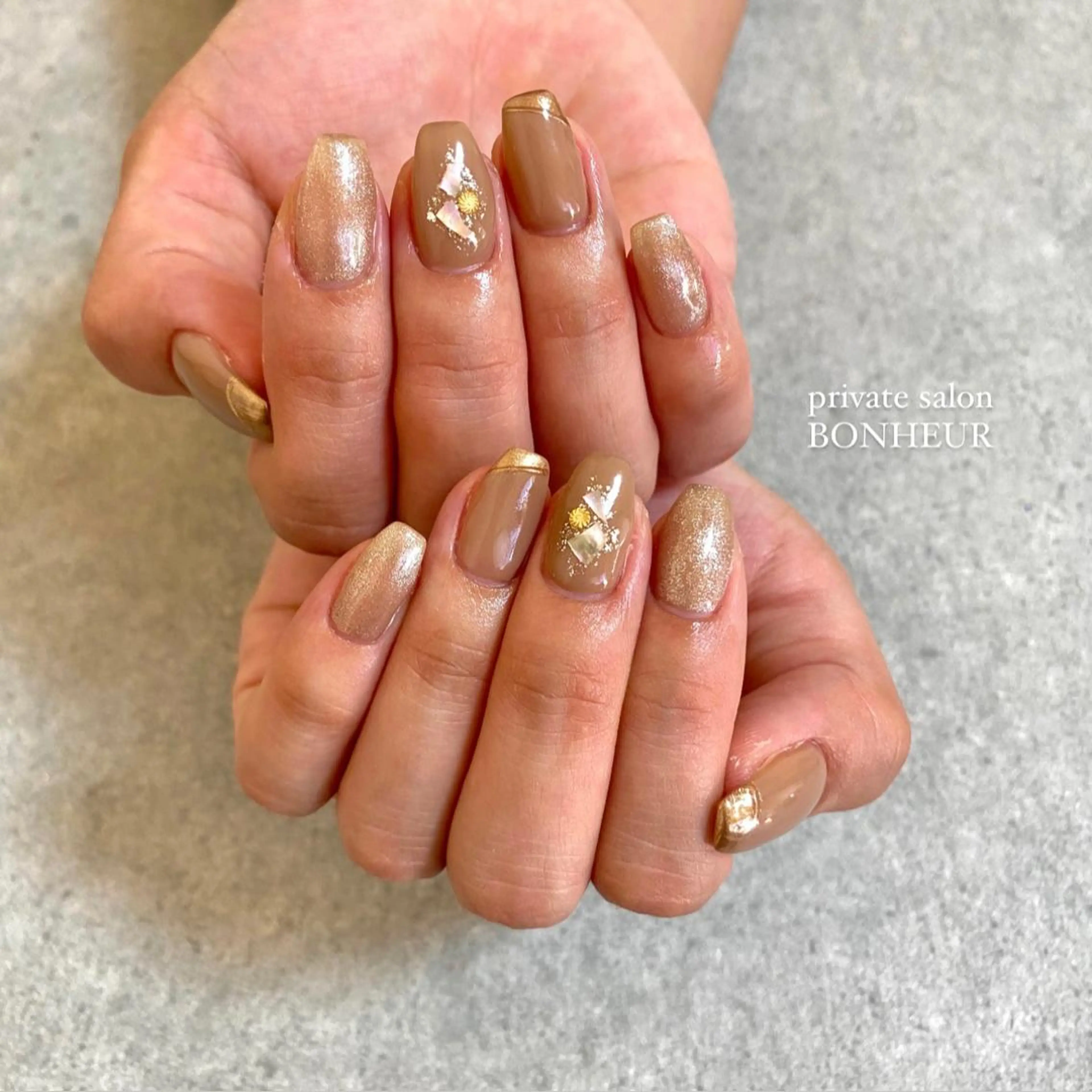 ネイル ハンドネイル BONHEUR Annaのネイルデザイン