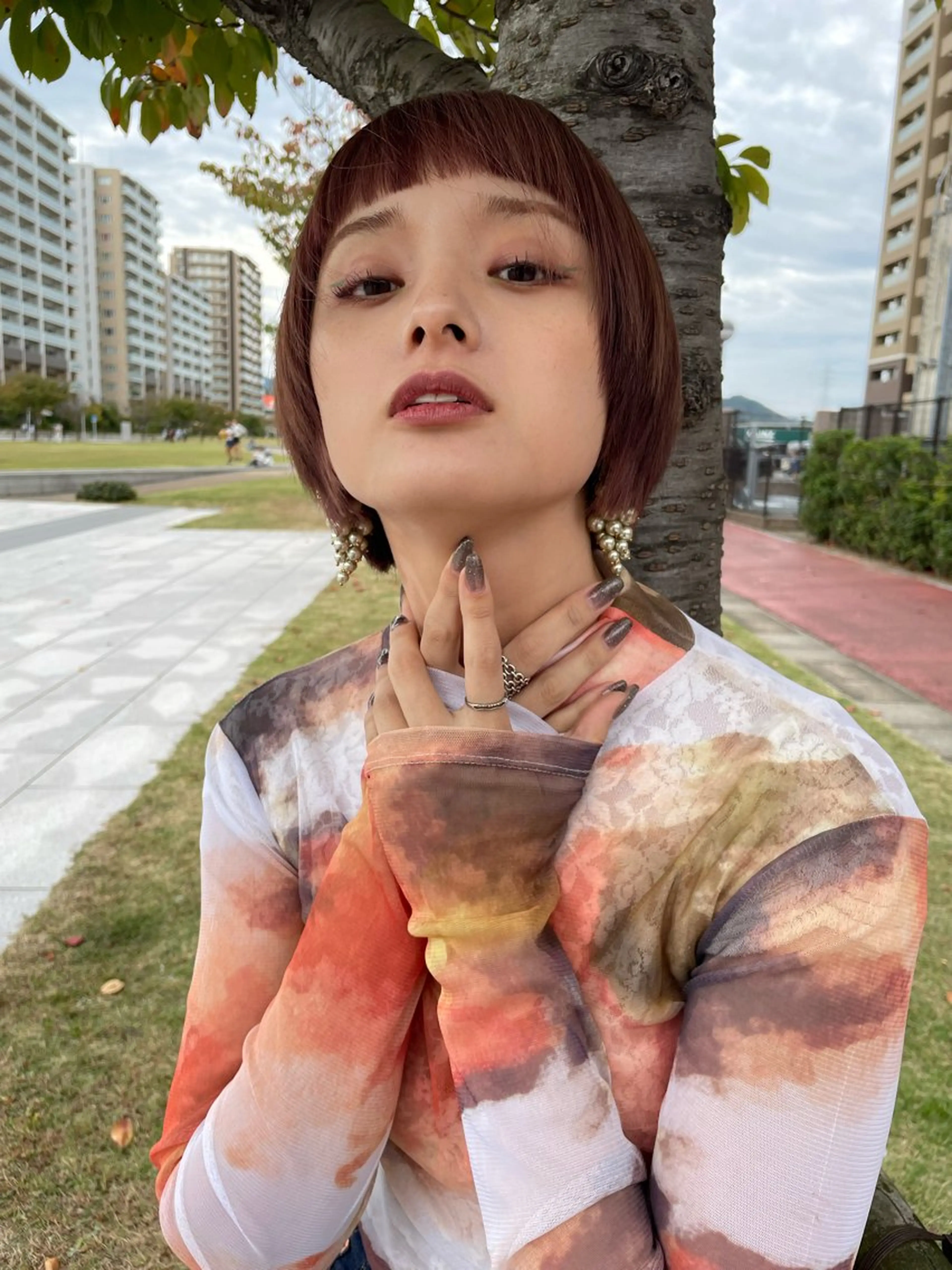 ショート カラー ショートヘア 薬院浄水通/ショート /メンズ/rukaのヘアスタイル