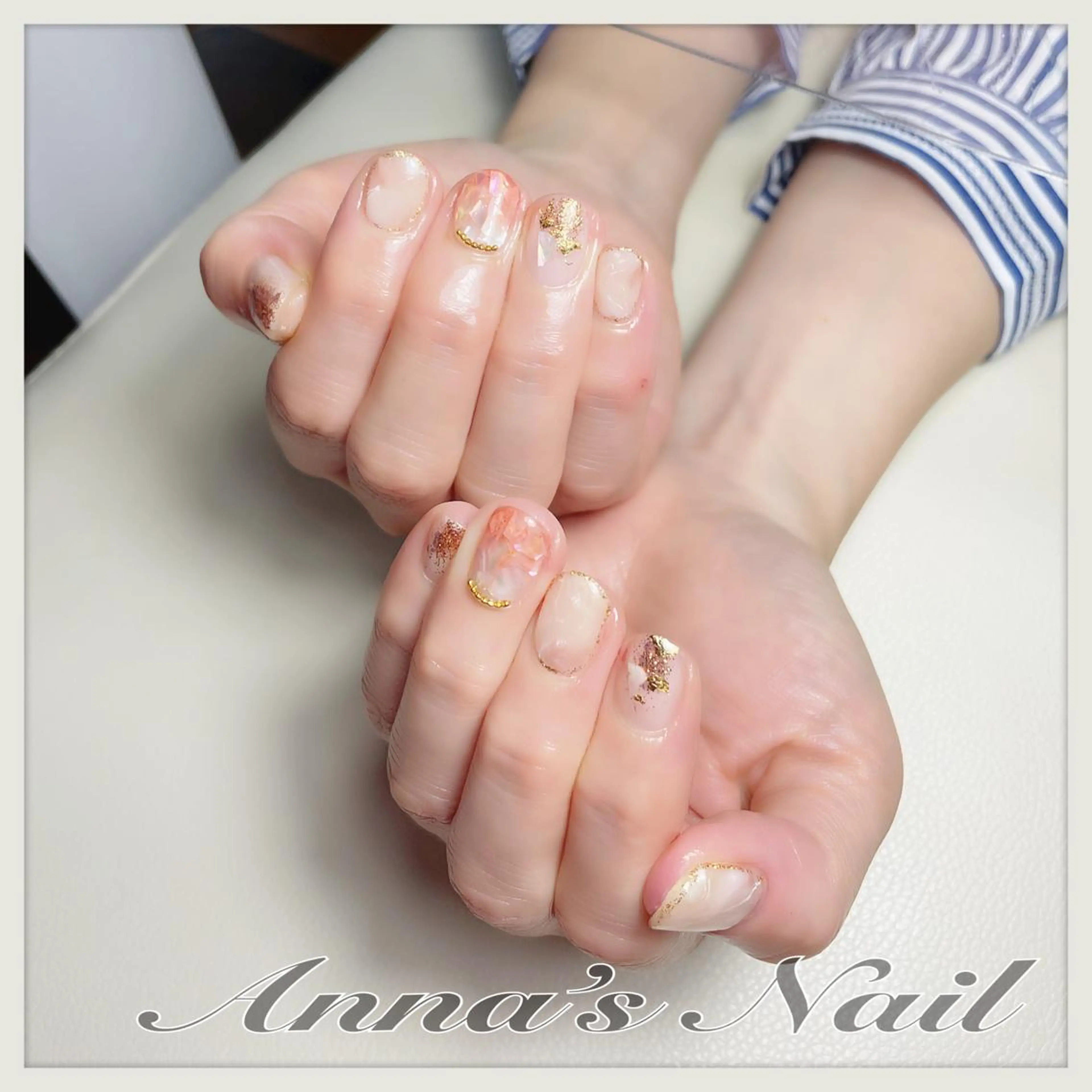 ネイル 清口 杏奈のネイルデザイン