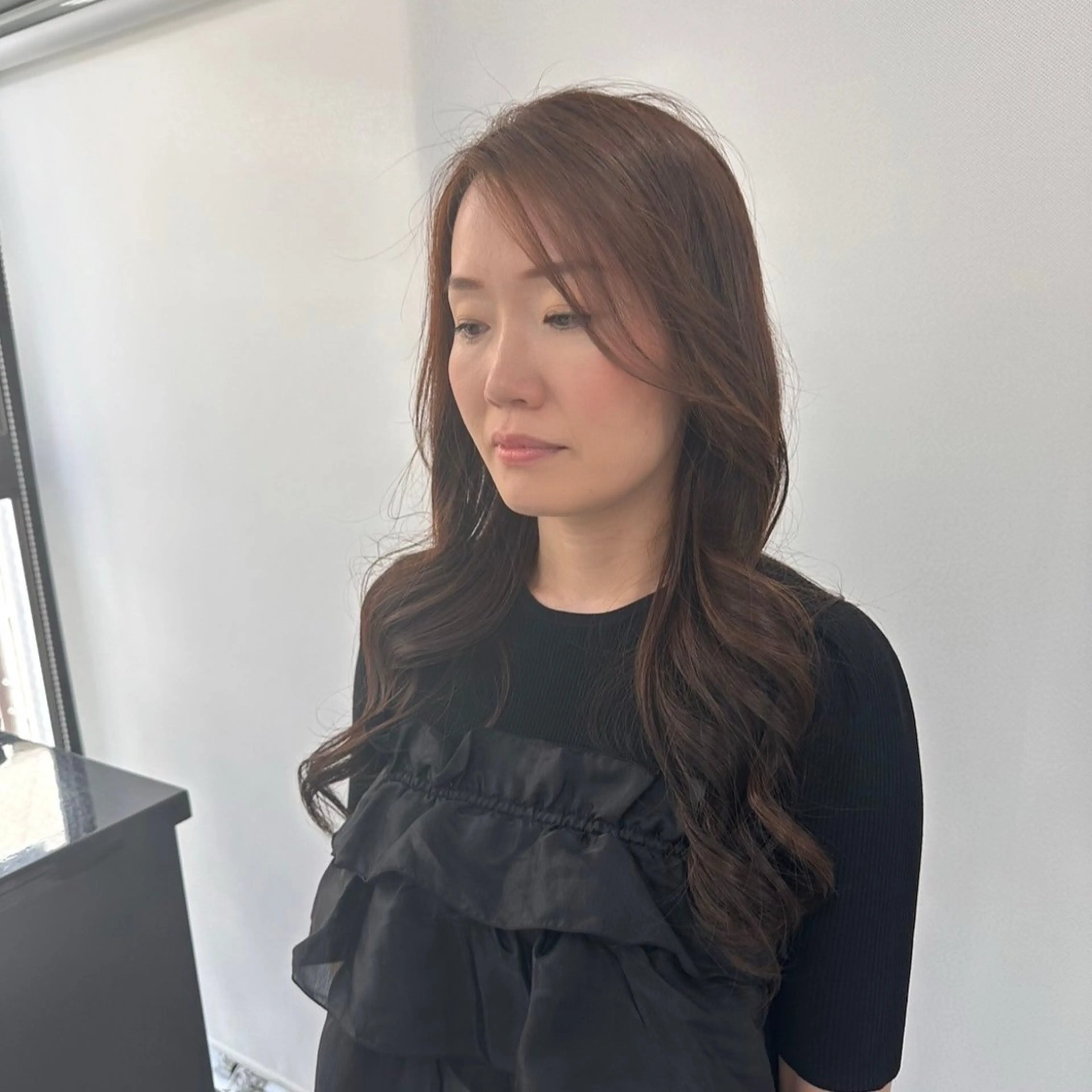 セミロング カラー カット ヘアカラー トリートメント Endearing 北澤那未🌟銀座のヘアスタイル