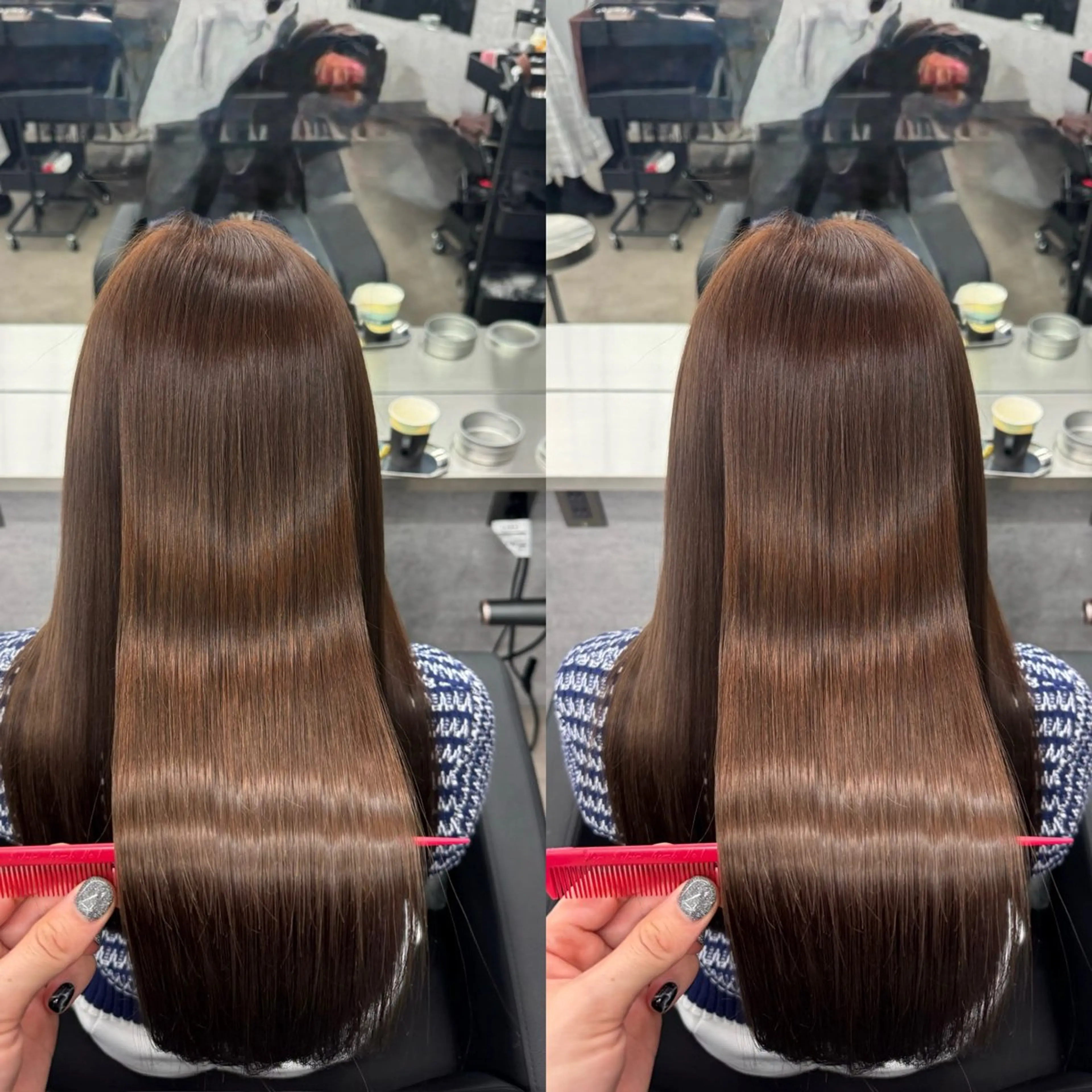 ロング カラー 髪質改善 縮毛矯正 トリートメント 🌈代表 🌈macotoのヘアスタイル