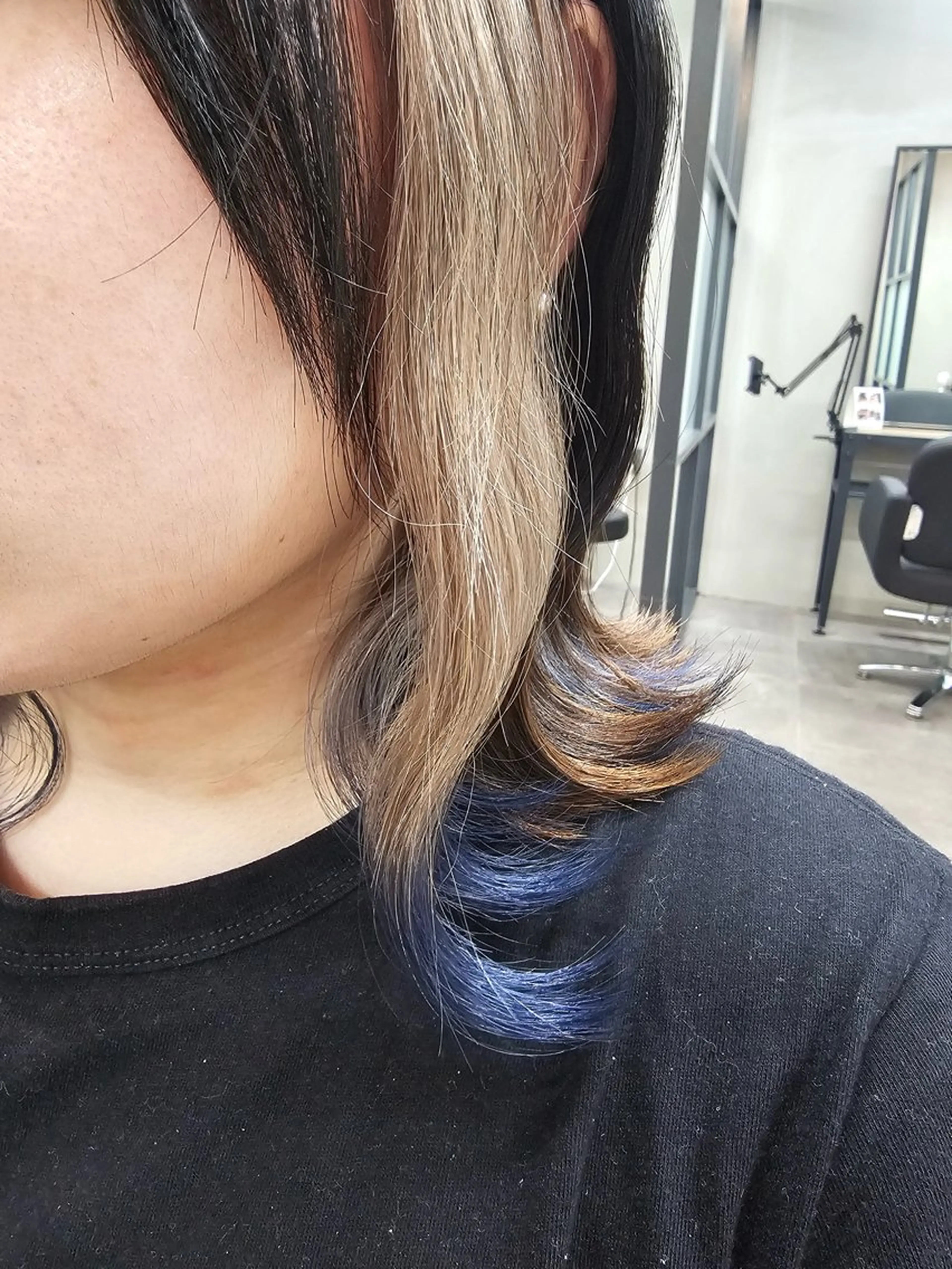 ミディアム カラー インナーカラー ヘアカラー トリートメント ALLEN hair /まなのヘアスタイル