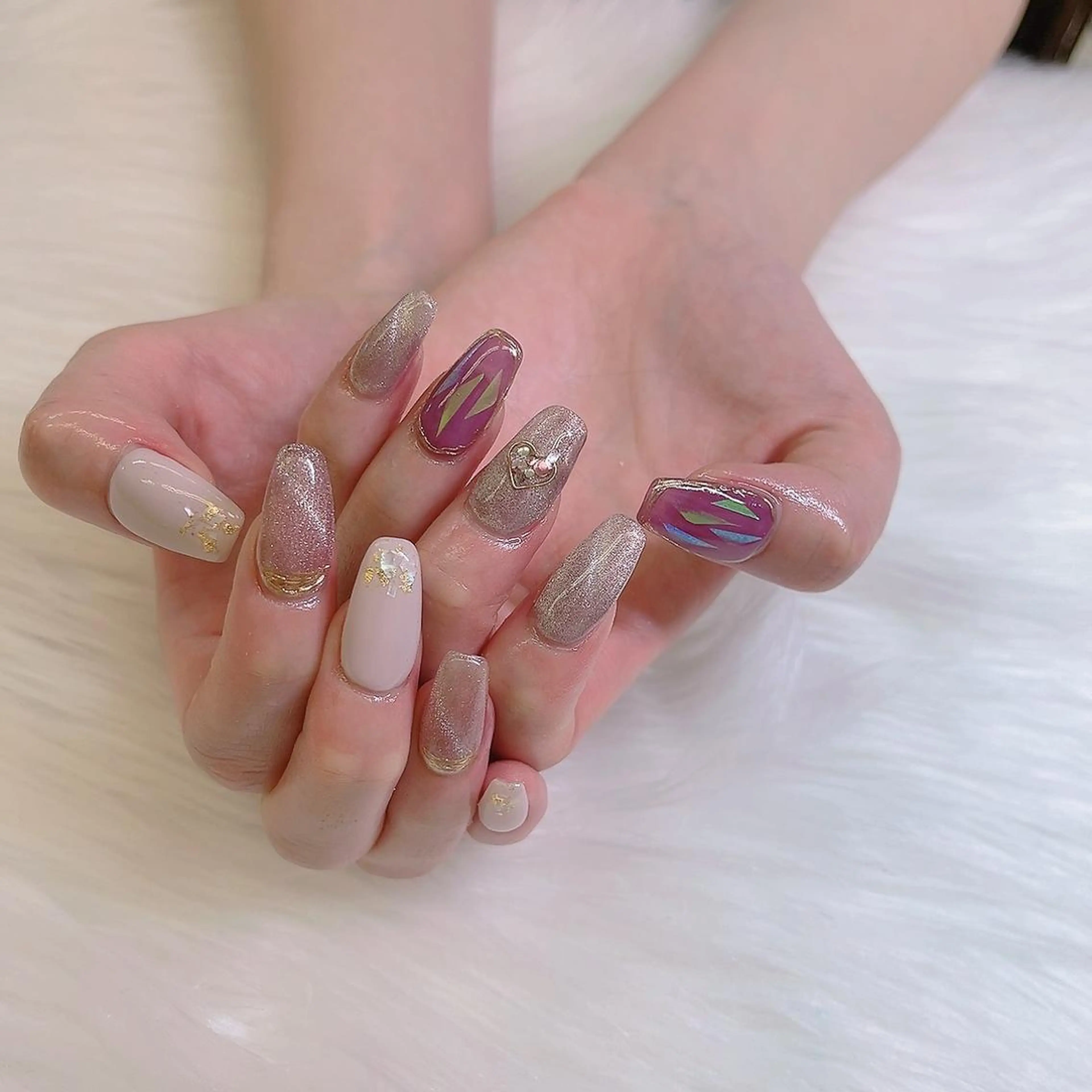 ネイル 🦋ネイルサロン ブラン🌈ゆりのネイルデザイン